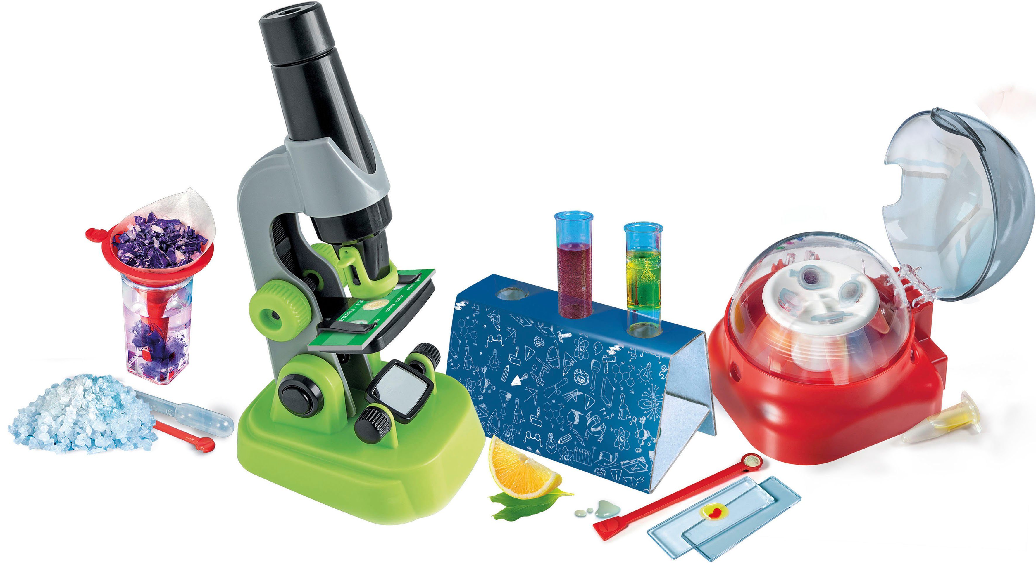 Clementoni® Experimentierkasten Galileo, Das Superwissenschaftslabor, Made in Europe