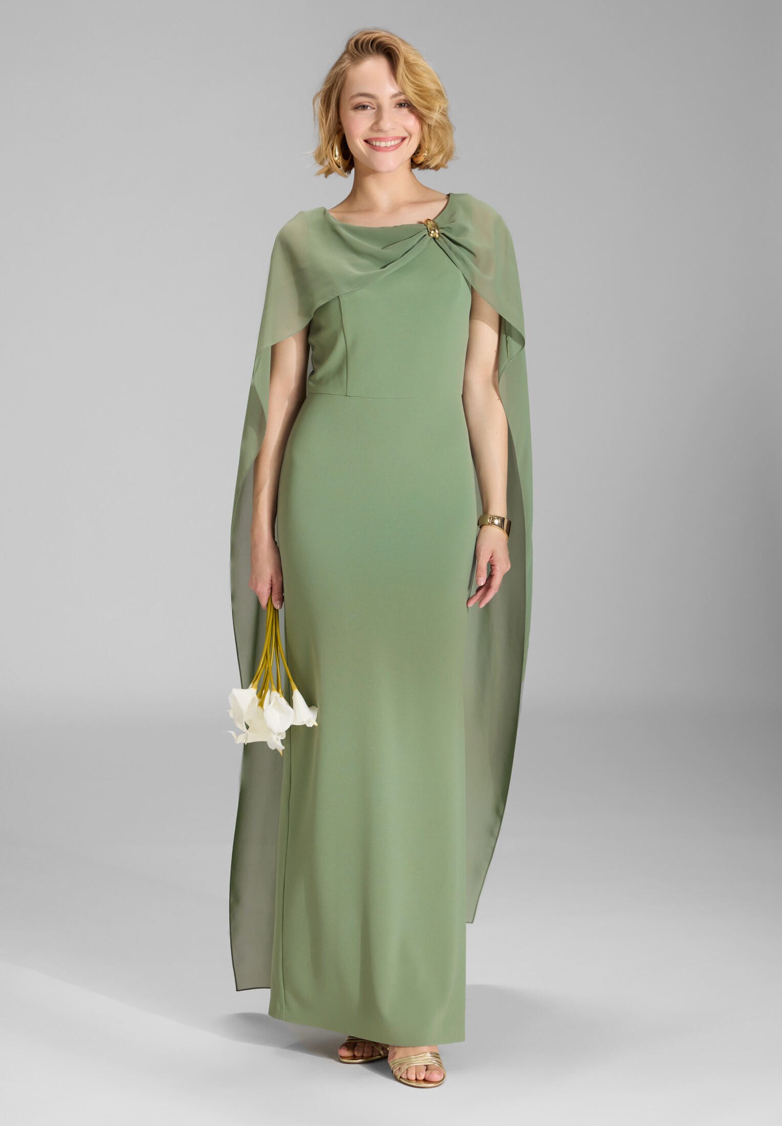SWING Abendkleid Figurbetonte Passform