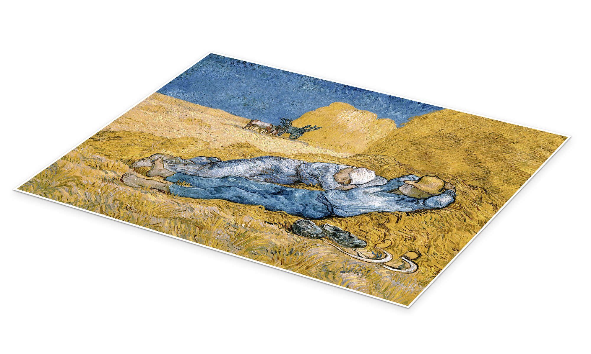 Posterlounge Wandbild Mittagsrast, Vincent van Gogh, günstig online kaufen