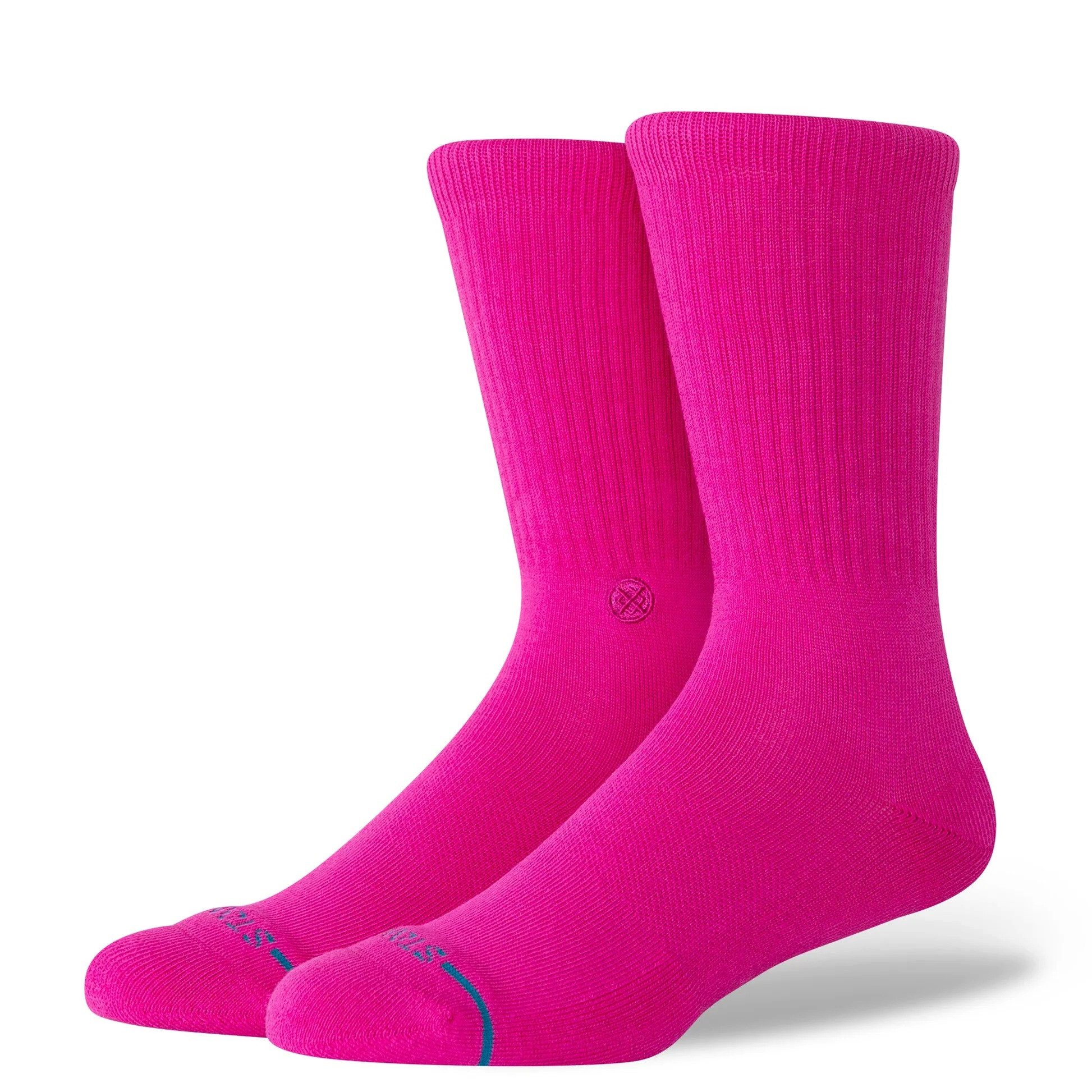 Stance Socken Tagessocke Crew Icon (verstärkte Fersen- und Zehenpartie) fuchsia