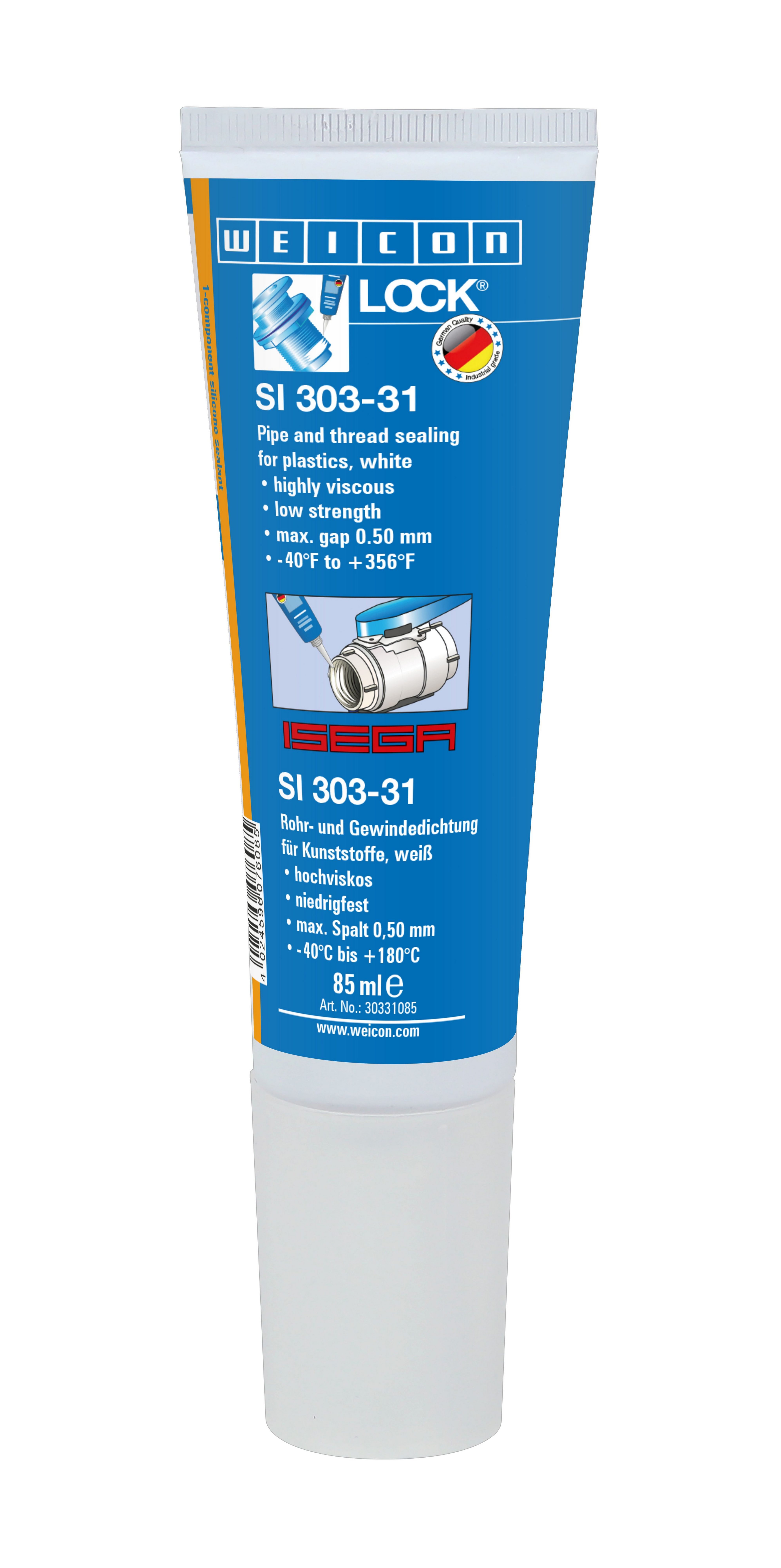 WEICON Gewindedichtung WEICONLOCK® SI 303-31, (Tube), Trinkwasserzulassung