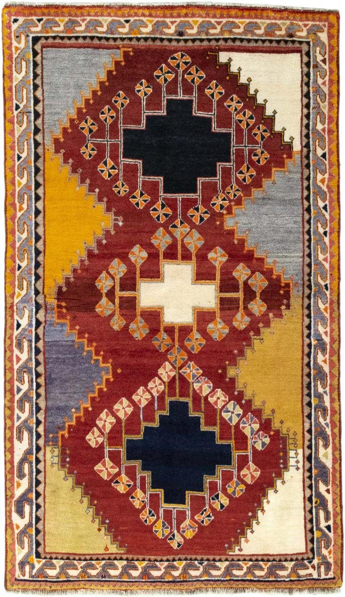 Orientteppich Shiraz 124x215 Handgeknüpfter Orientteppich / Perserteppich, Nain Trading, rechteckig, Höhe: 10 mm