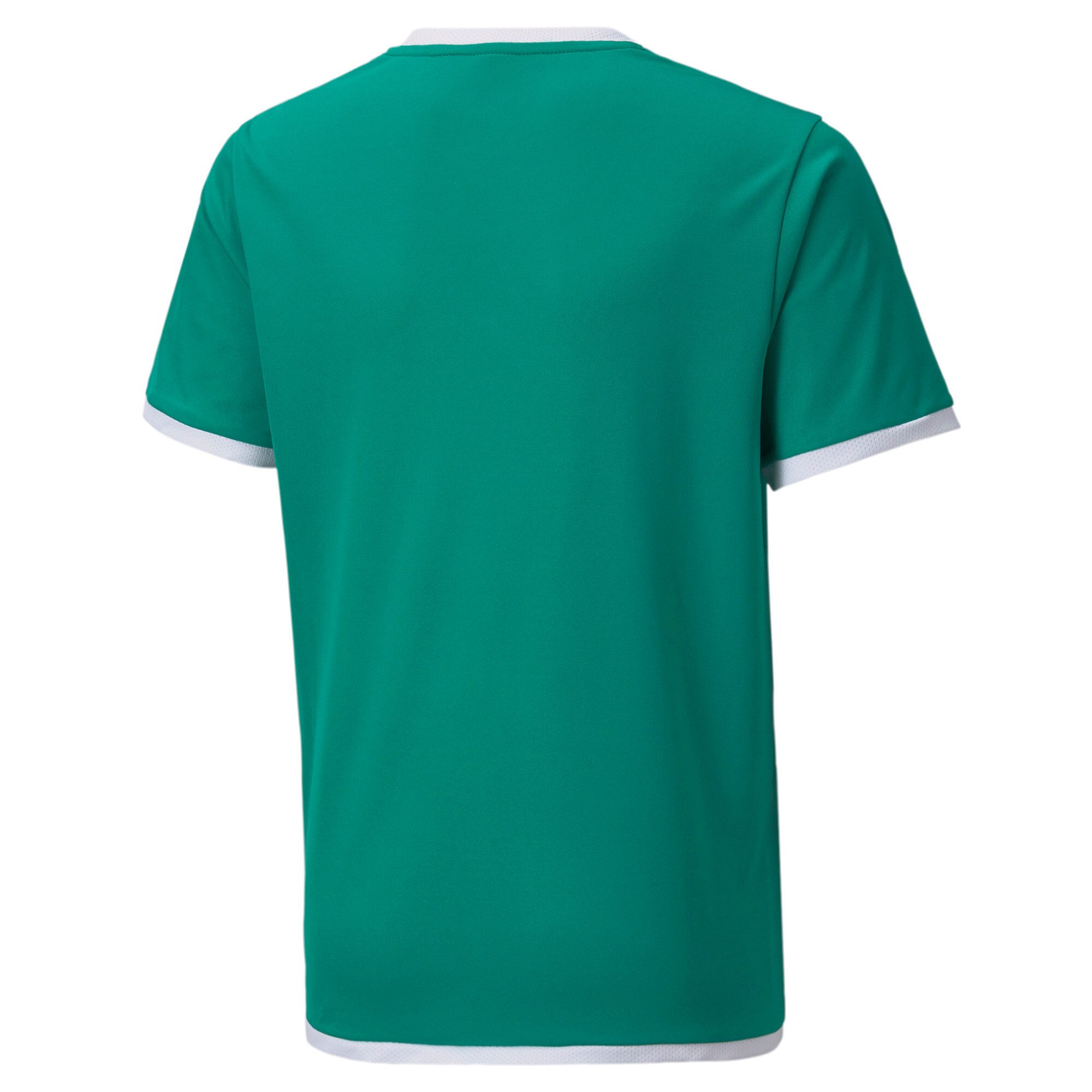 PUMA Fußballtrikot TEAMLIGA JERSEY JR Regular Fit, für Fußballtraining und Wettkampf, mit Mesh-Elementen
