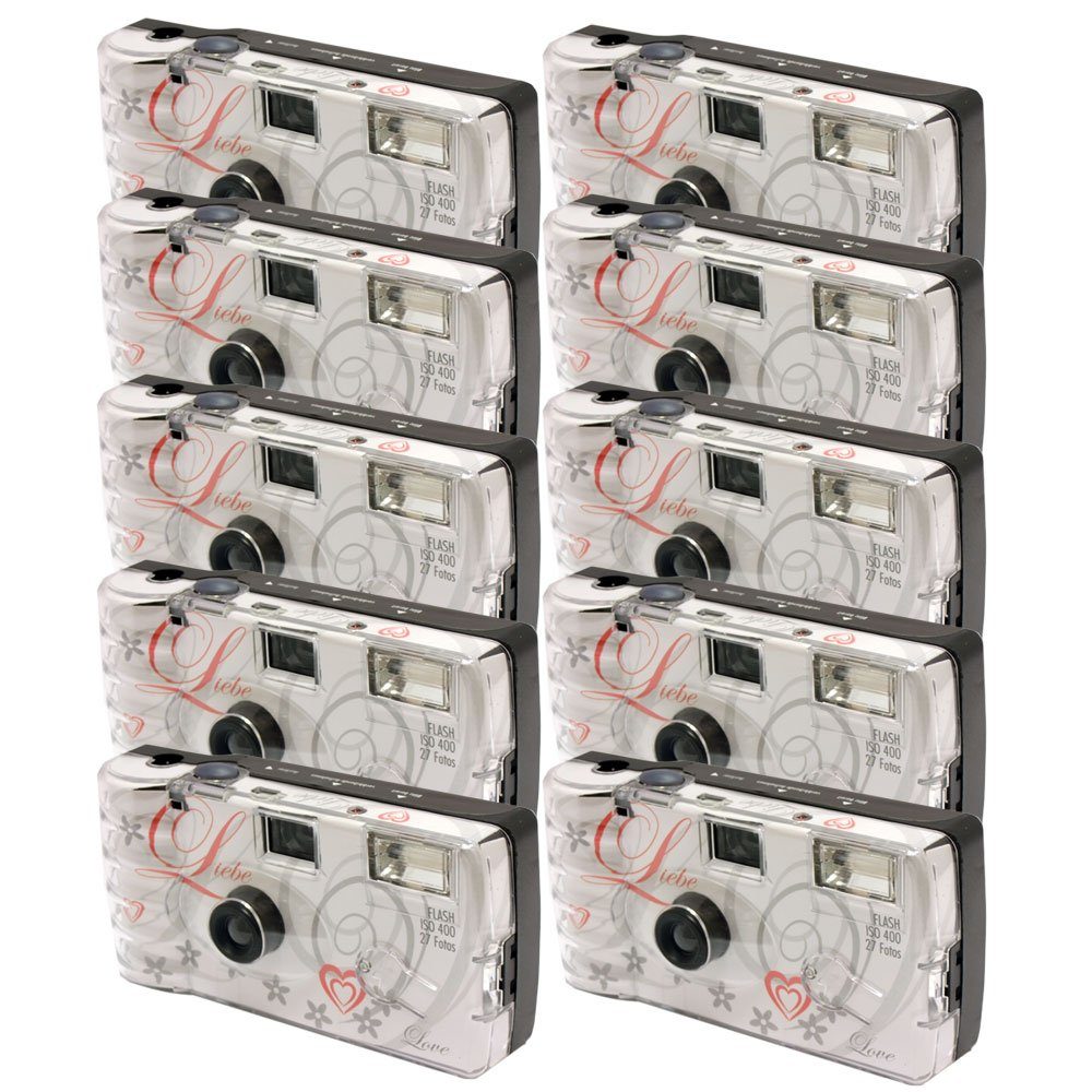 TopShot 10x Einwegkamera Hochzeit Liebe Einwegkamera