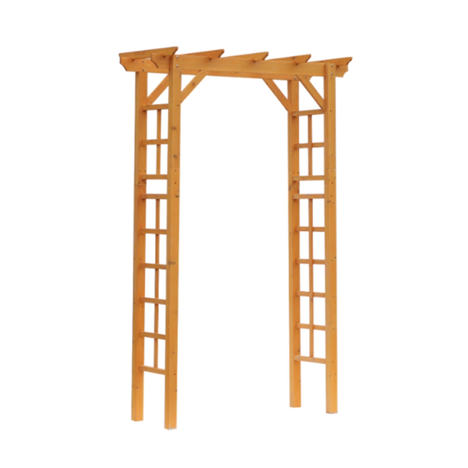 COSTWAY Rosenbogen, Torbogen Holz, 215 cm