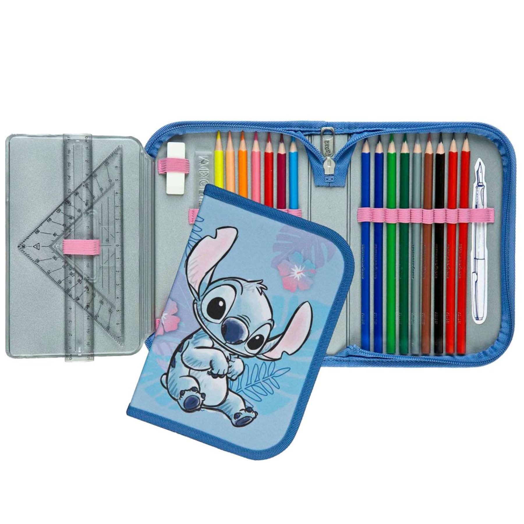 Lilo & Stitch Federmäppchen Lilo & Stitch Federmäppchen gefüllt Schüleretui Kinder