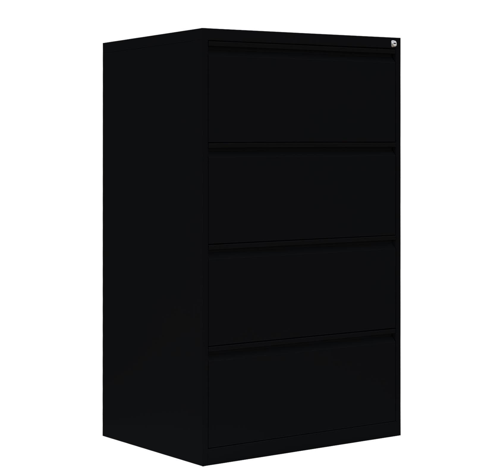 Steelboxx Hängeregisterschrank Lüllmann® Hängeregistraturschrank, 4 Schubladen zweibahnig, 1320 x (1-St) Komplett verschweißt und montiert - keine Montage erforderlich