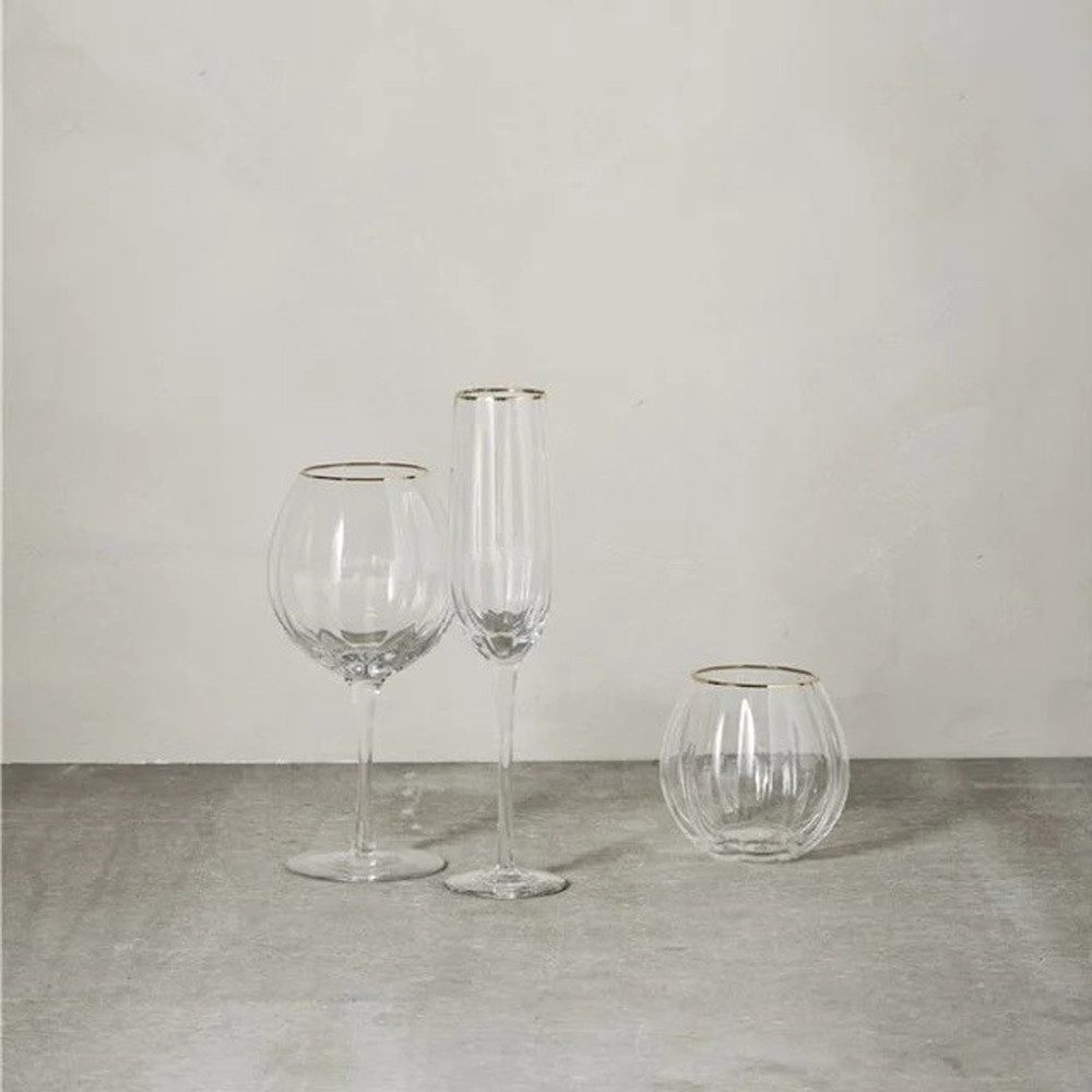 Lene Bjerre Glas Wasserglas CLAUDINE Glas klar, Glas