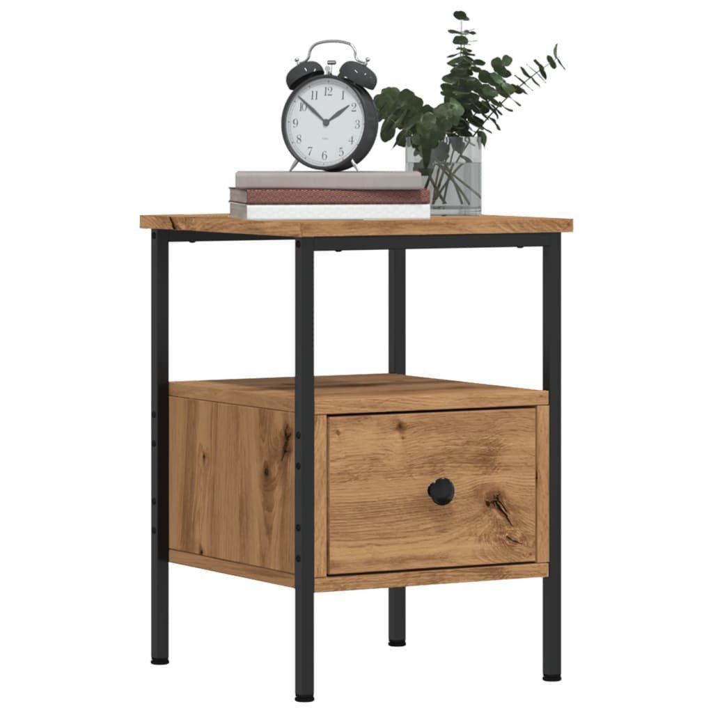 vidaXL Nachttisch Nachttisch Artisan-Eiche 34x36x50 cm günstig online kaufen