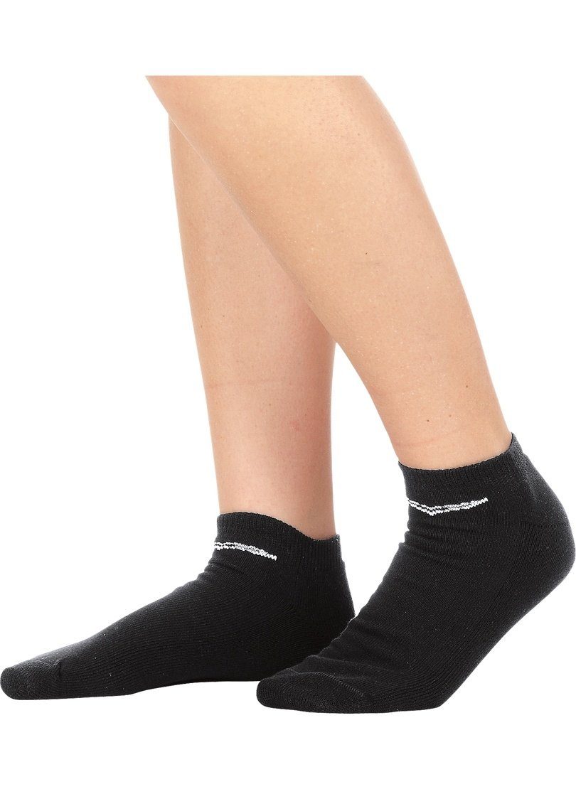 Trigema Füßlinge TRIGEMA Sneaker-Socken im schwarz Doppelpack