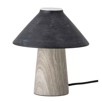 Bloomingville Tischleuchte Emiola Tischlampe, ohne Leuchtmittel, Schwarz Marmor 20 x 22 cm