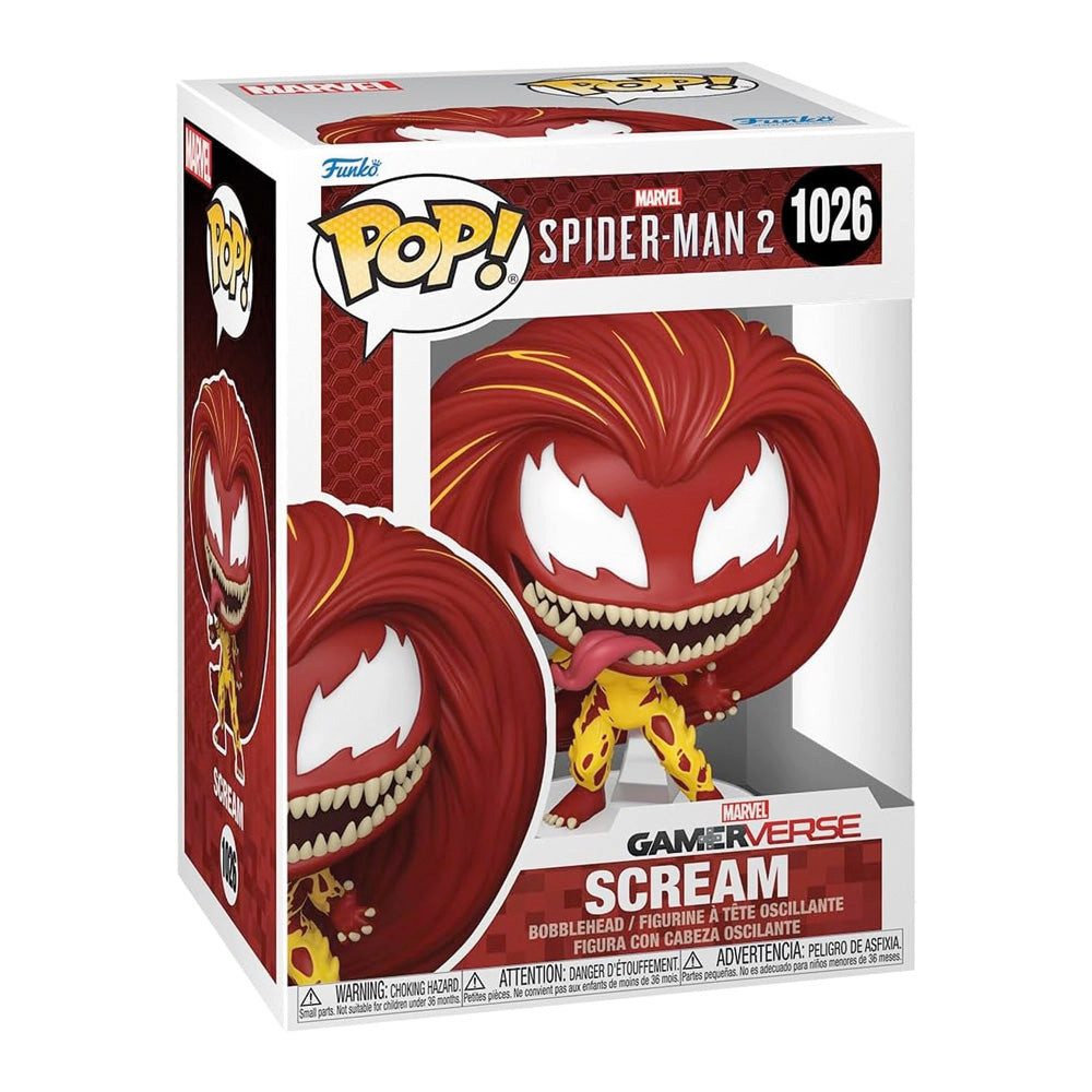 Spiderman Actionfigur Funko POP! Marvel Spider-Man 2 Scream, 10 cm