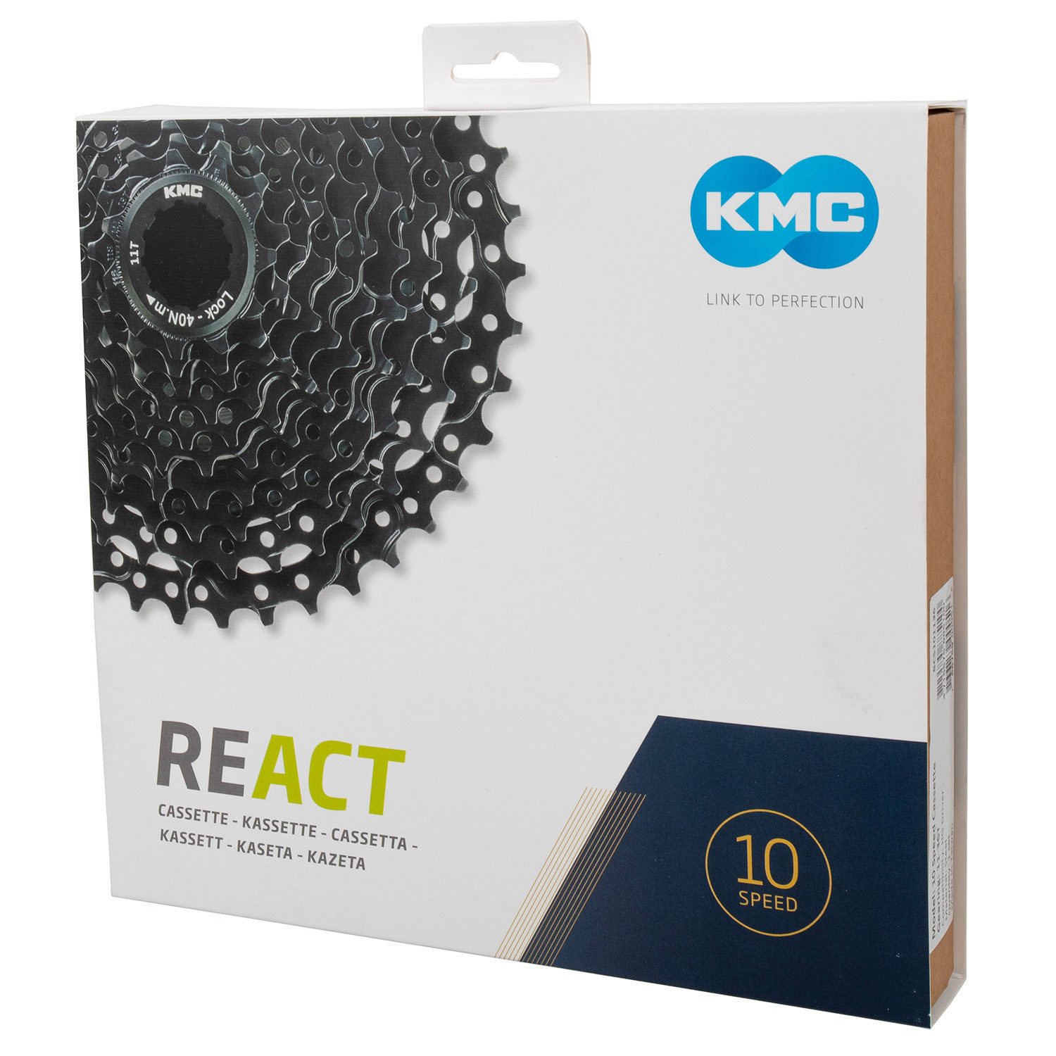 KMC Zahnkranz REACT Kassette - 10 Speed, 10-fach, 11-36 Zähne, robustes Stahl