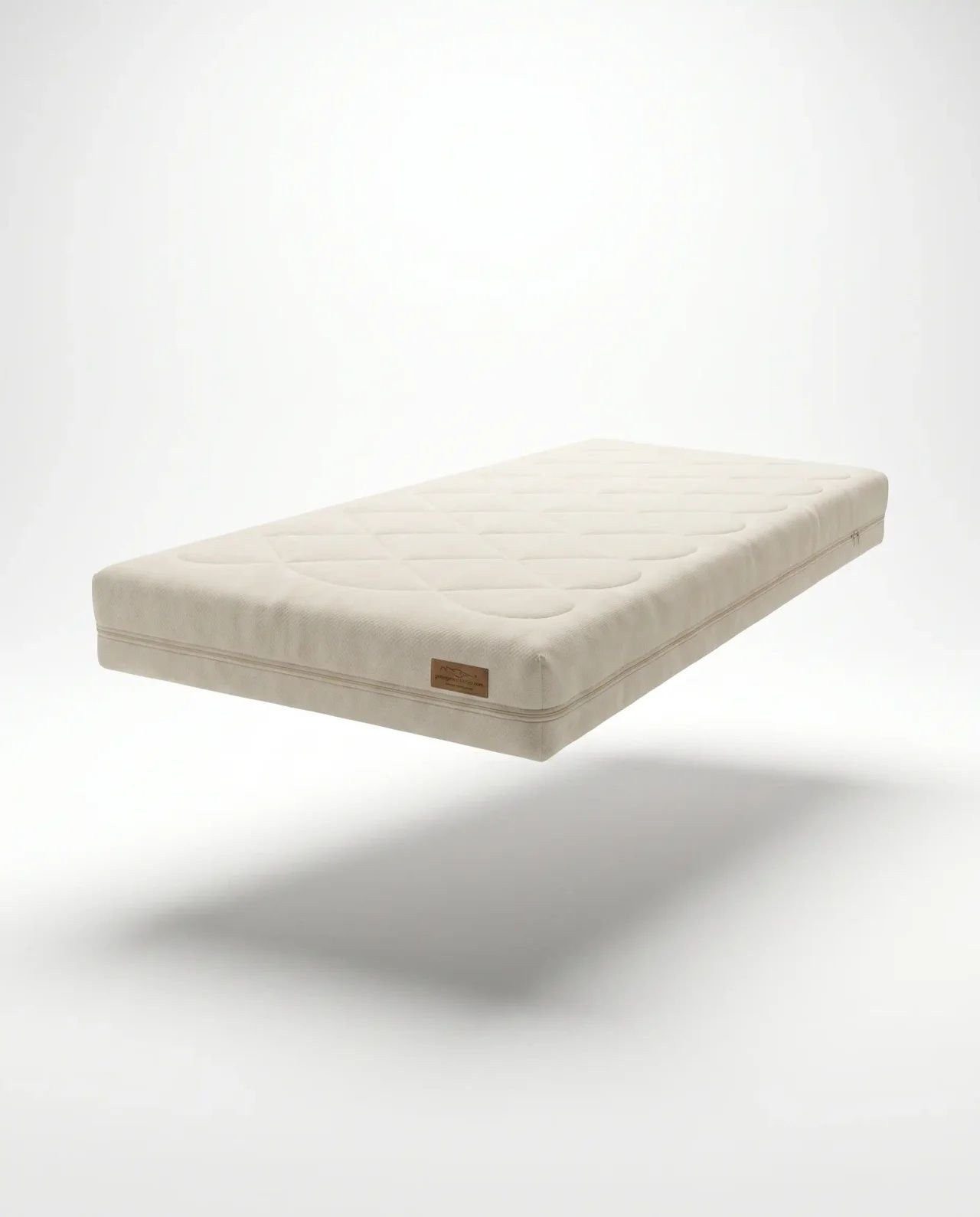 Naturmatratze AURA 13 90-140x200 cm aus Naturlatex von, geborgenschlafen, 13 cm hoch, (Ergonomische AURA 13 Matratze mit Biobaumwolle Bezug, Nachhaltige Matratze mittelfest für Allergiker und Kinder), Bio Latexmatratze 90x200 cm vegan Made in Germany