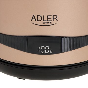Adler Wasserkocher AD 1295 Champion, 1,7 l, 2200,00 W, LCD-Anzeige, Einstellbare Kochtemperatur, Warmhaltefunktion