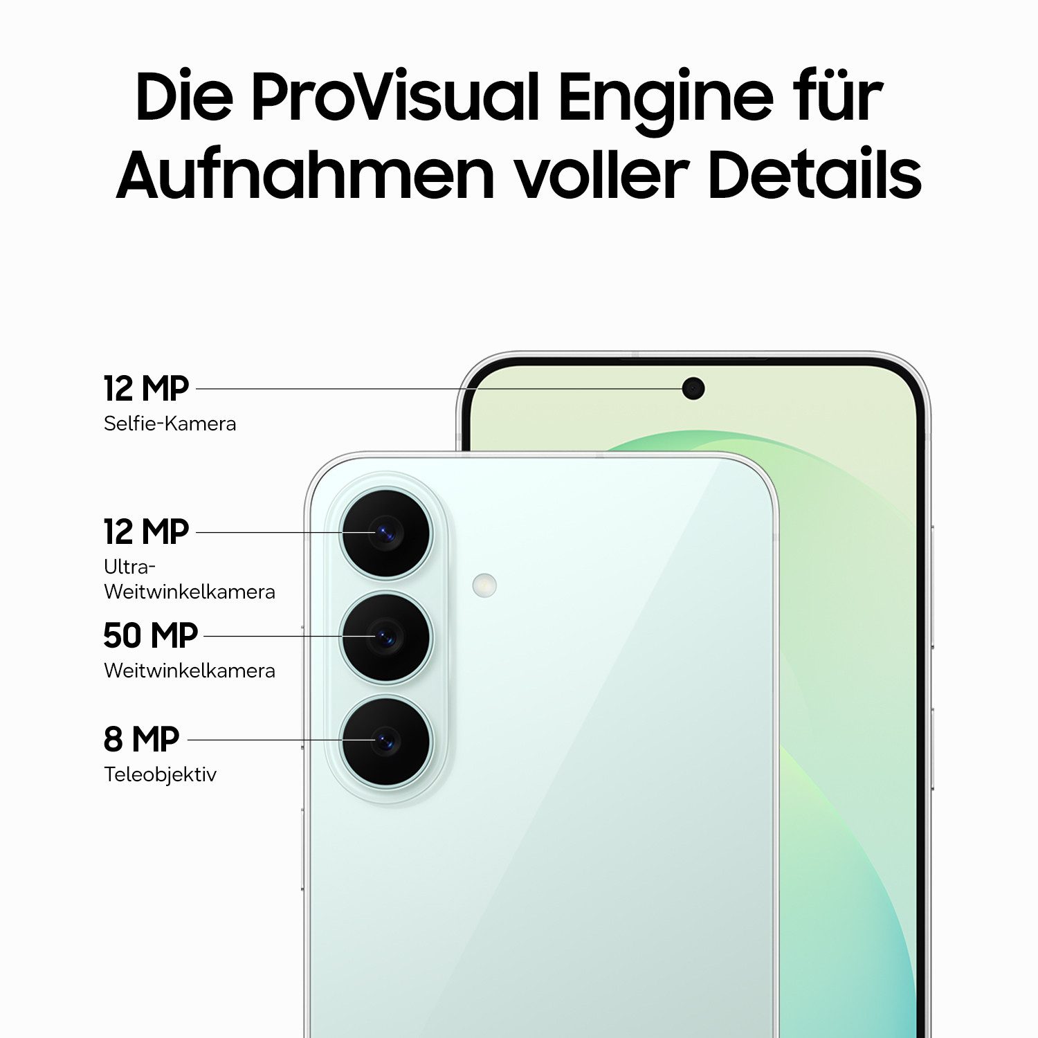 Samsung Galaxy S26 FE Smartphone (17,11 cm/6,7 Zoll, 128 GB Speicherplatz, 50 MP Kamera) – Bild 3 von 5