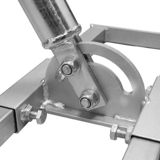 PremiumX »PROFI X100-48 SAT Dachsparrenhalter 100 cm Mast 48 mm Stahl feuerverzinkt Sparren ...