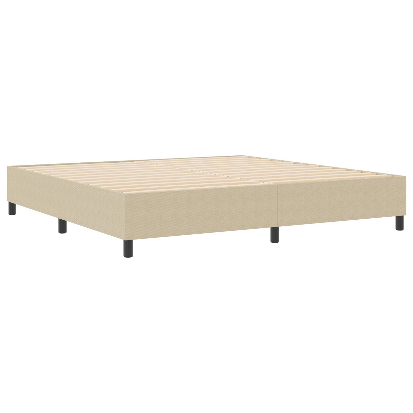 vidaXL Bett Boxspringbett Hellgrün Grau 200x200 günstig online kaufen