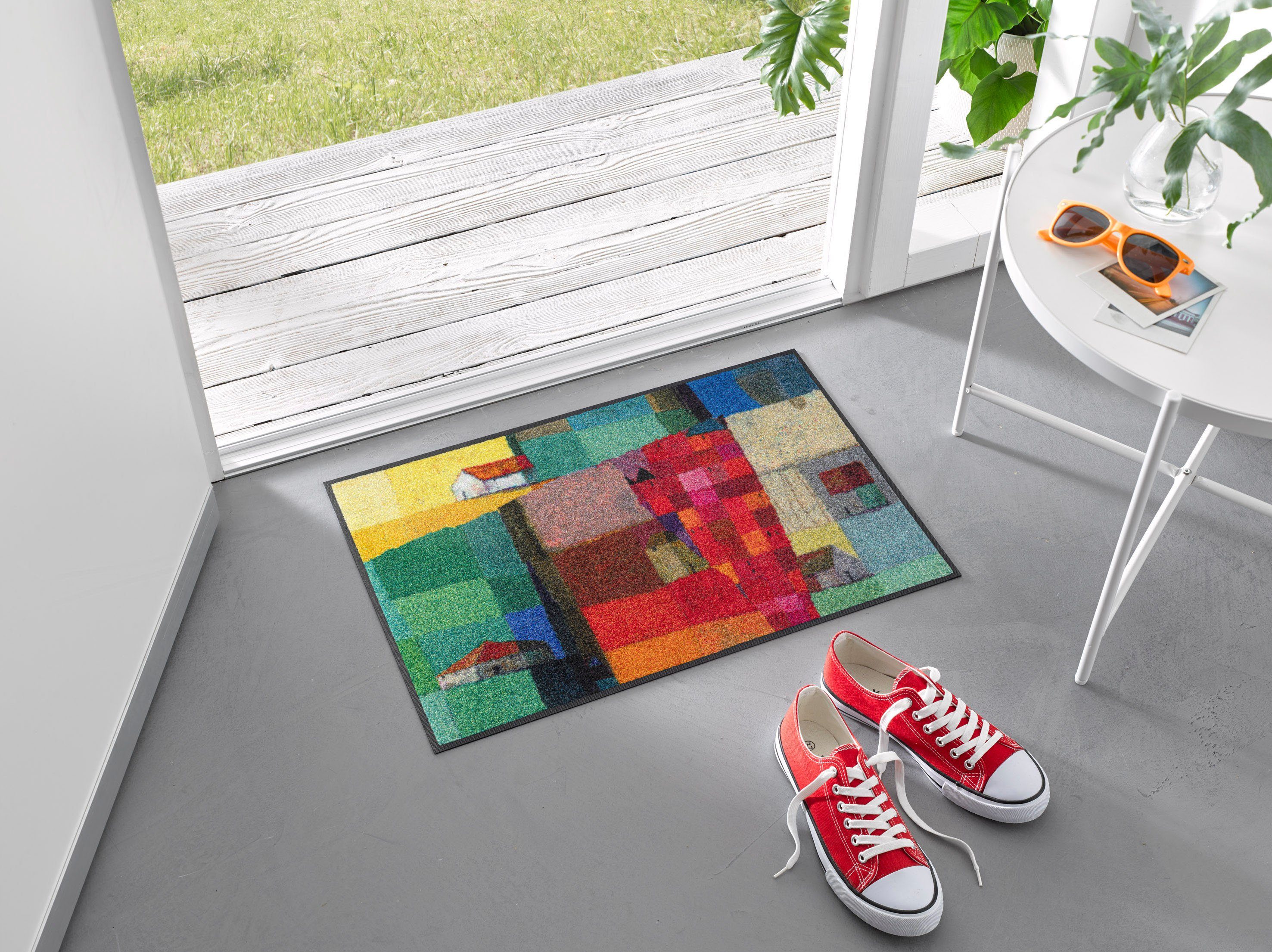 wash+dry by Kleen-Tex Fußmatte Venetien, rechteckig, Höhe: 7 mm, Schmutzfan günstig online kaufen