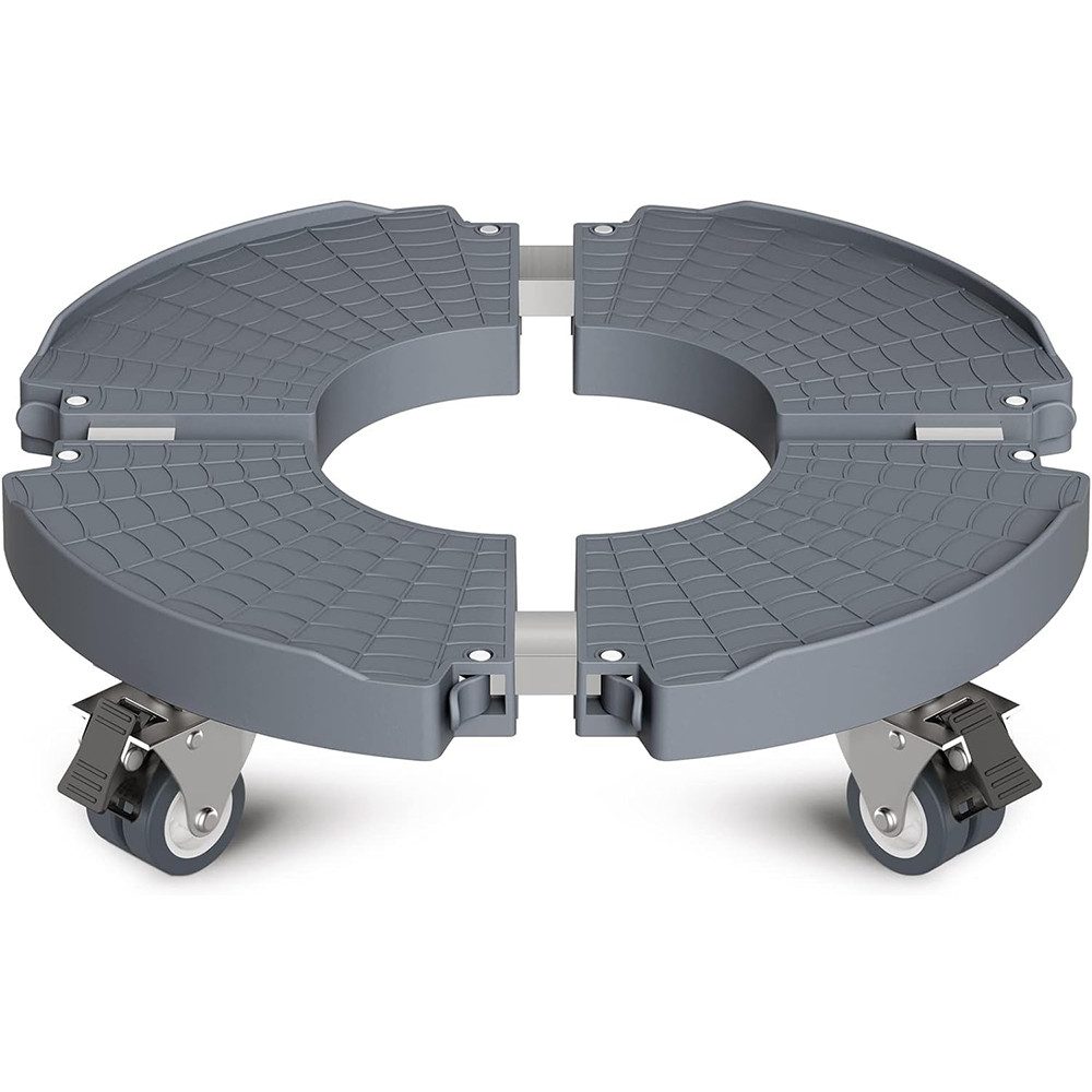 TUWENA Pflanzenroller Pflanzenroller, Blumentopf Untersetzer mit Rollen 39-54cm Verstellbar, Für GroßE PflanzgefäßE im Innen- und AußEnbereich, 200kg