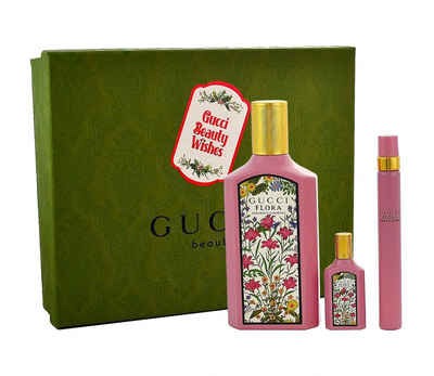 GUCCI Duft-Set Gucci Flora Gorgeous Gardenia EDP 100ml + EDP 10ml + Miniatur EDP 5ml