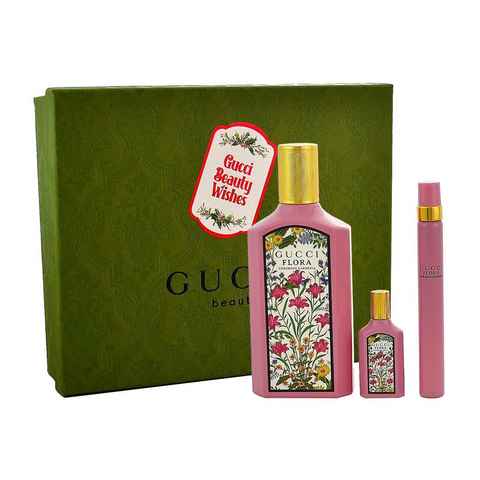 GUCCI Duft-Set Gucci Flora Gorgeous Gardenia EDP 100ml + EDP 10ml + Miniatur EDP 5ml