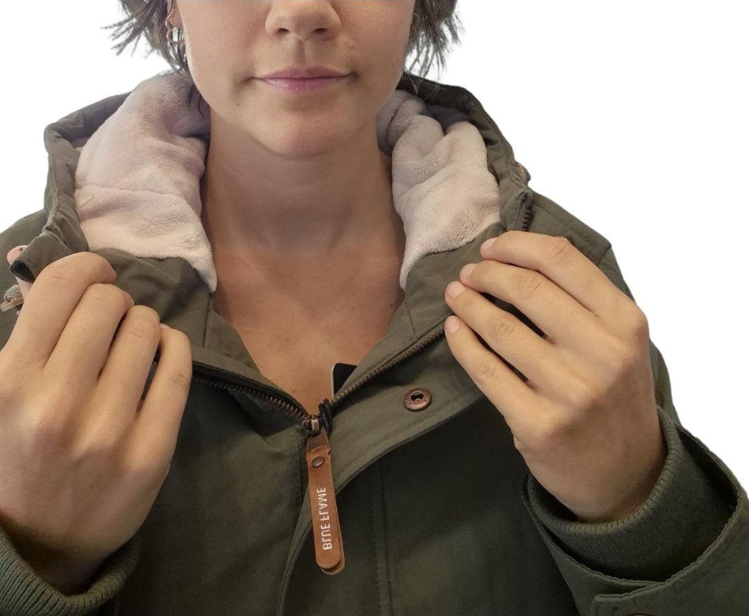 BLUE FLAME Funktionsjacke 66-723 Blue Flame, Funktions-Long-Jacke im Parka-Style Jacke fällt klein aus, bitte eine Gr. größer bestellen