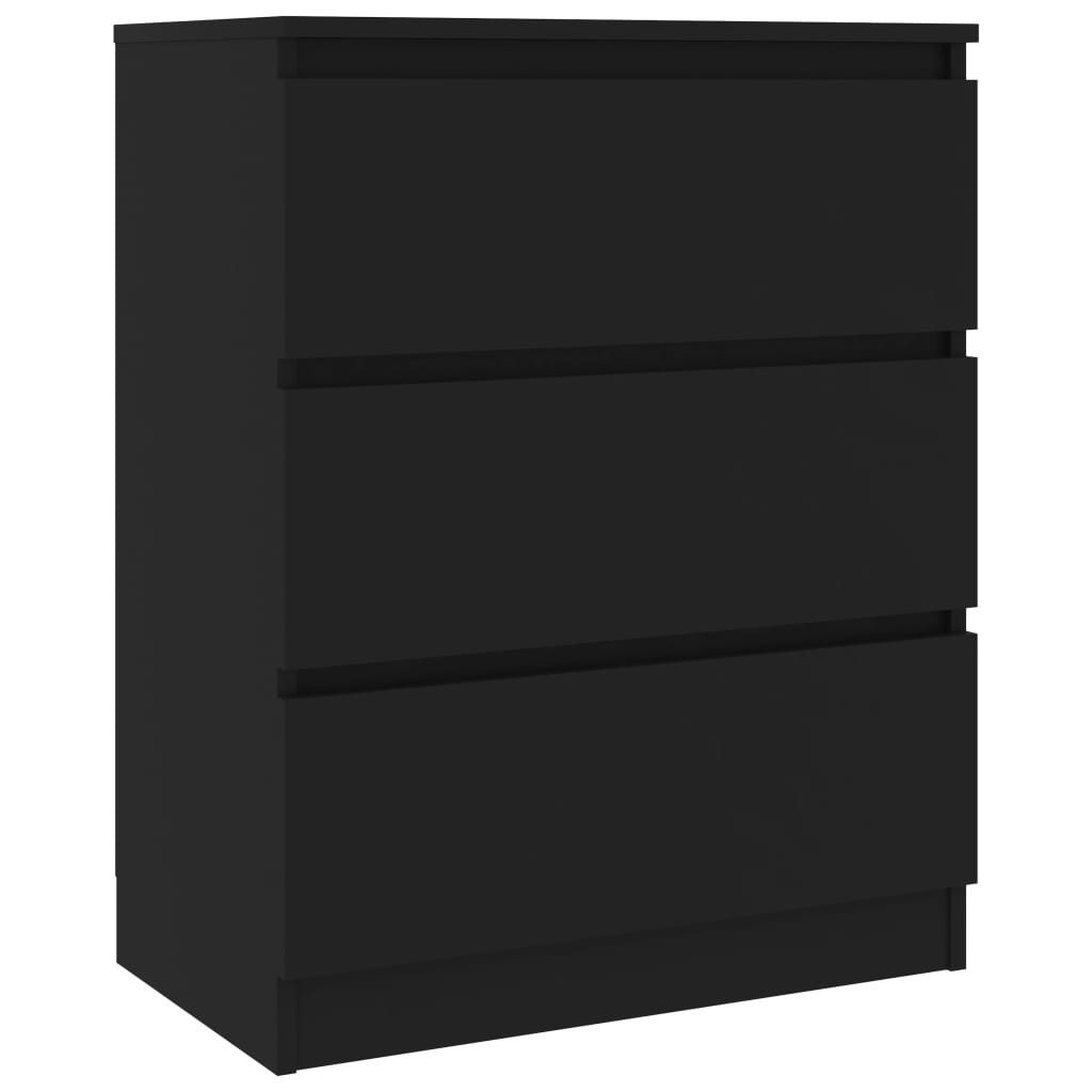 DOTMALL Sideboard Sideboard Schwarz 60x35x76 cm günstig online kaufen