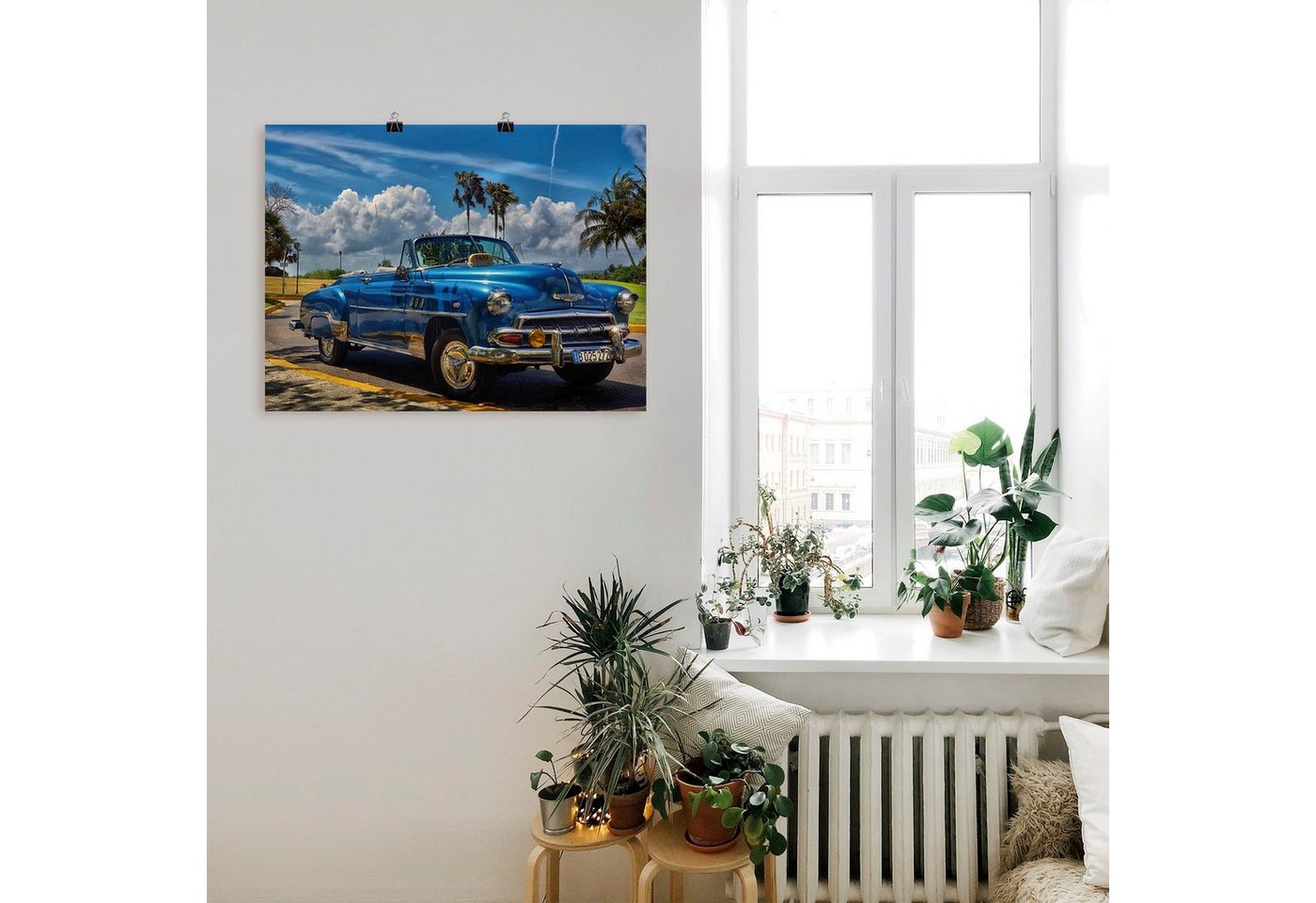 Artland Wandbild »Havanna Flair«, Auto (1 Stück), in vielen Größen & Produktarten - Alubild / Outdoorbild für den Außenbereich, Leinwandbild, Poster, Wandaufkleber / Wandtattoo auch für Badezimmer geeignet-kaufen
