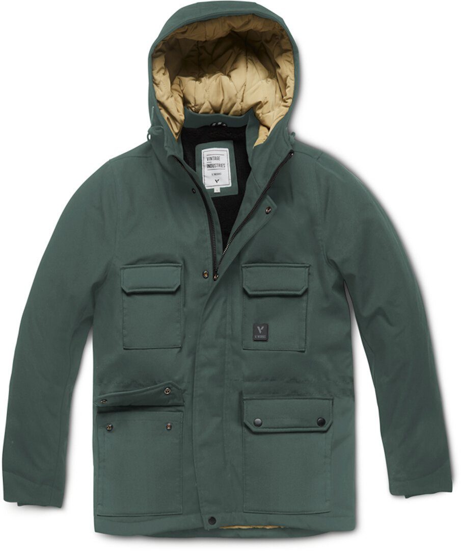 Vintage Industries Motorradjacke Miles Jacke Wasserdicht Atmungsaktiv