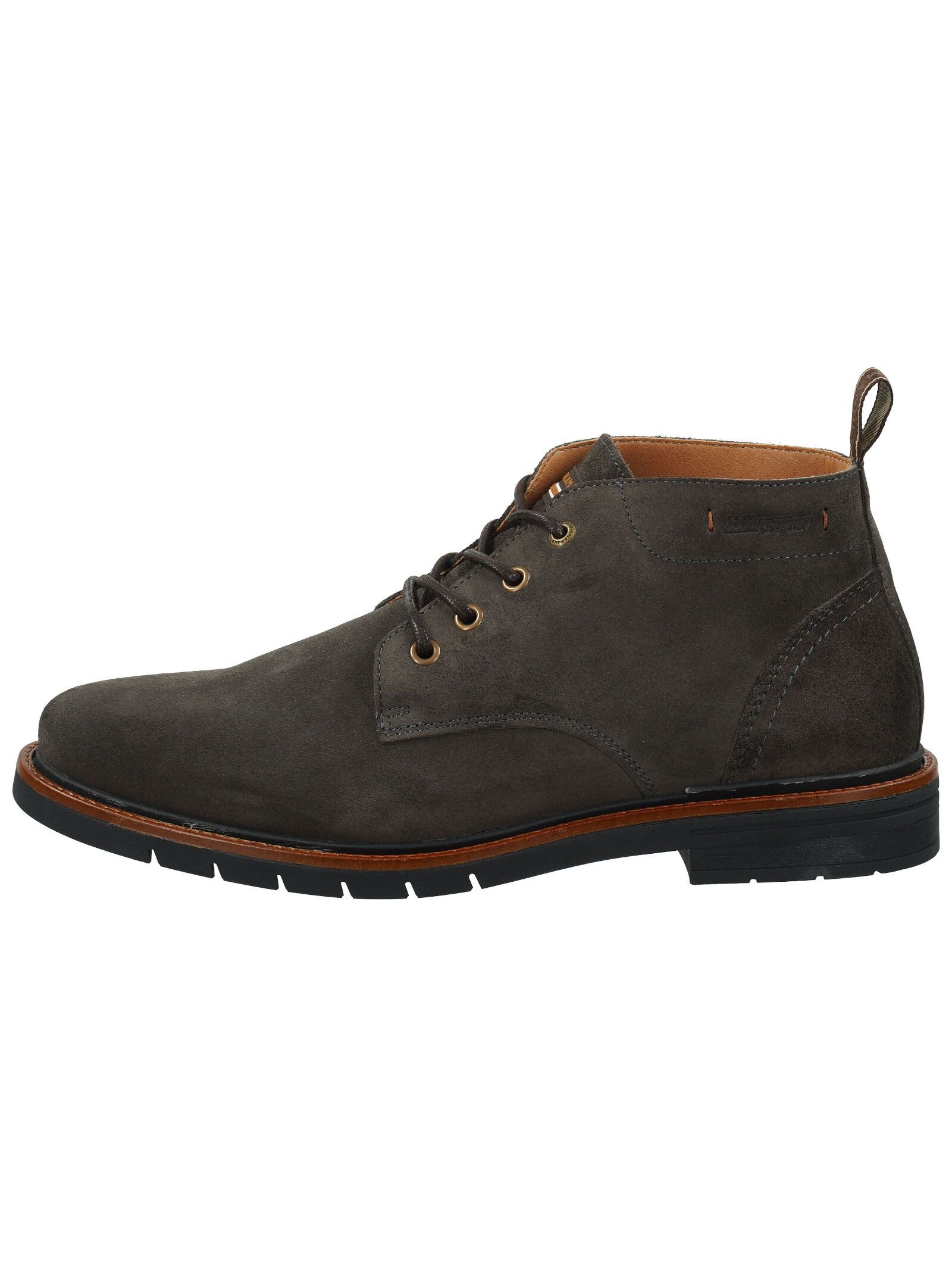 Salamander Stiefelette Veloursleder . Schnürstiefelette
