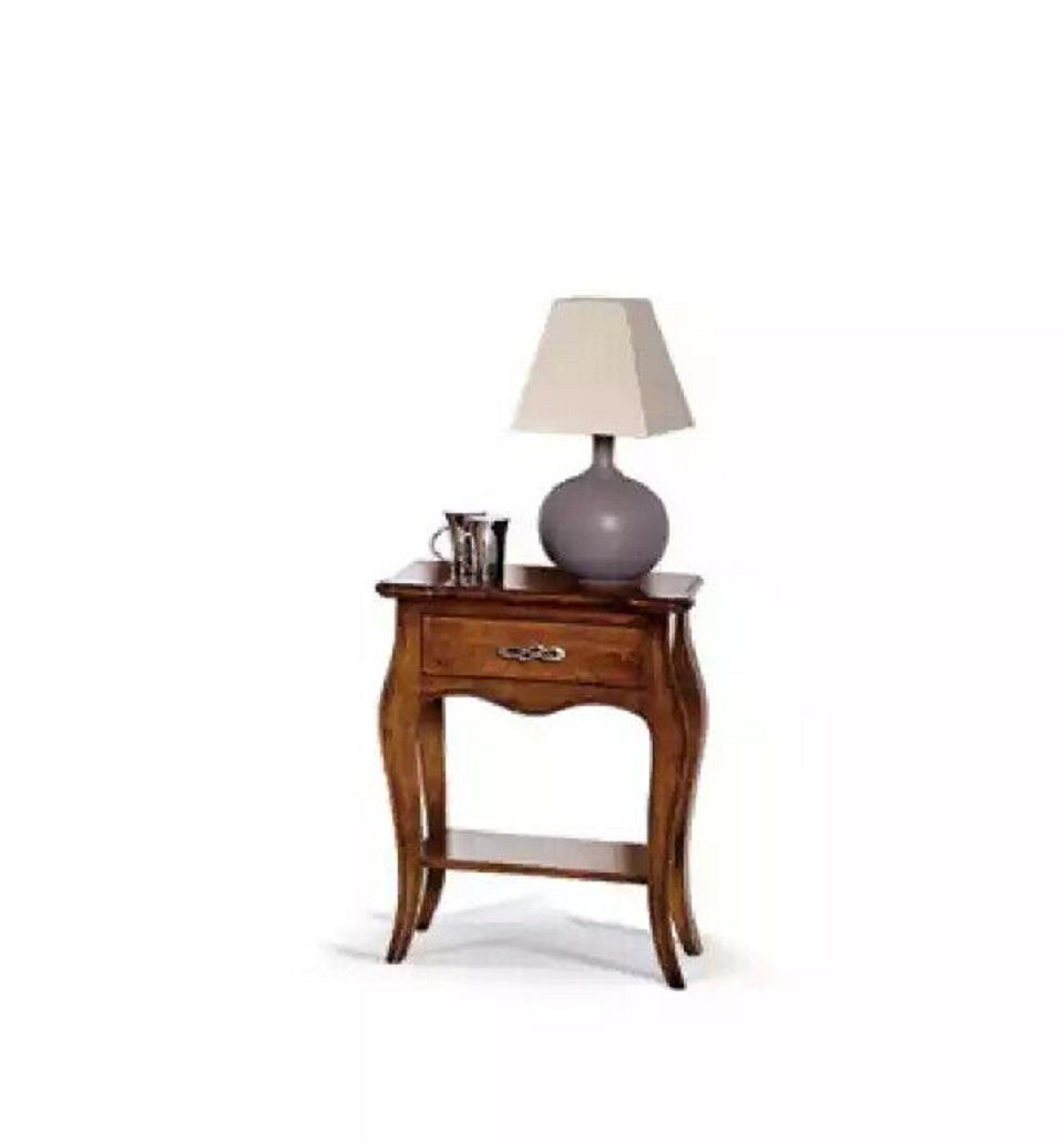 JVmoebel Nachttisch Schlafzimmer Nachttisch Klassische Design Möbel Holz Luxus Braun Neu (1-St., Nachttisch), Made in Italy