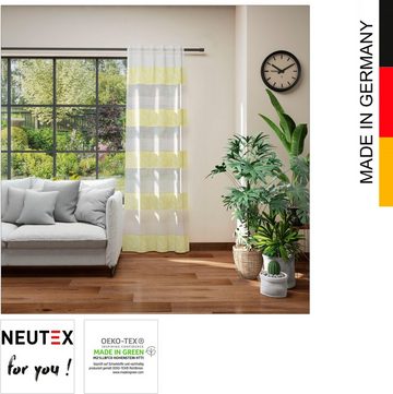 Vorhang Dorina, Neutex for you!, Multifunktionsband (1 St), halbtransparent, softe weichfließende Dekoqualität