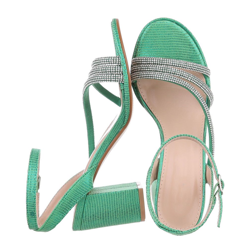 Ital-Design Damen Abendschuhe Elegant Sandalette (86345066) Blockabsatz San günstig online kaufen