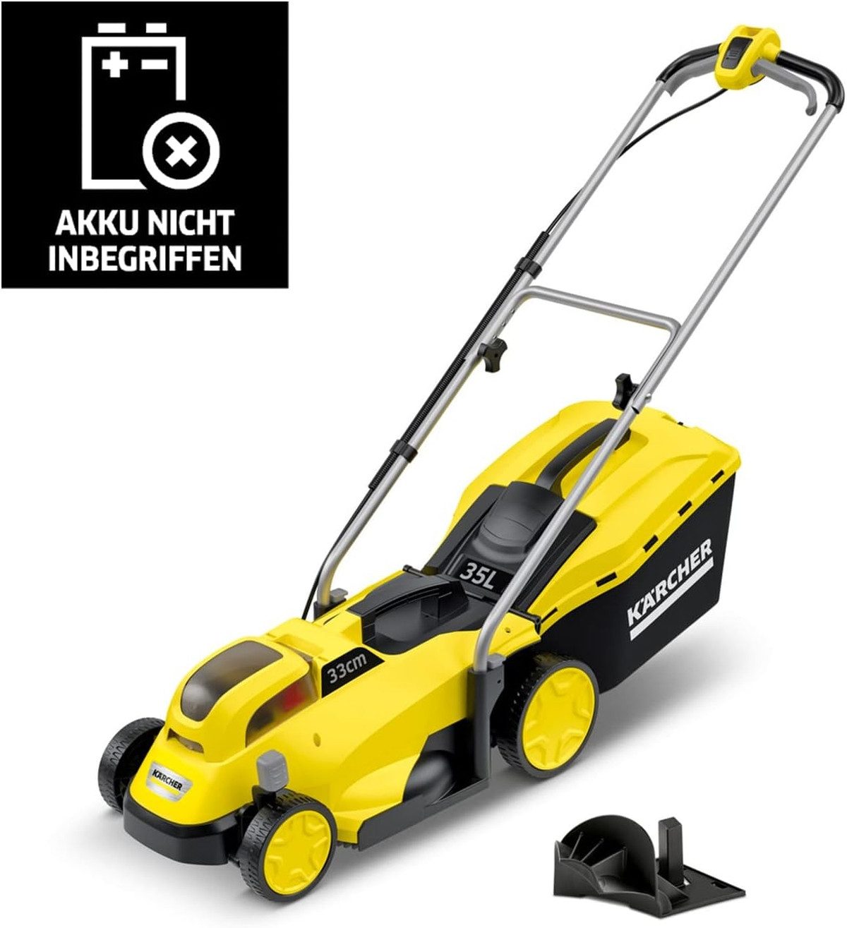 Karcher Akkurasenmäher LMO 18-33 Akkumäher 33cm Schnittbreite, 33.00 cm Schnittbreite