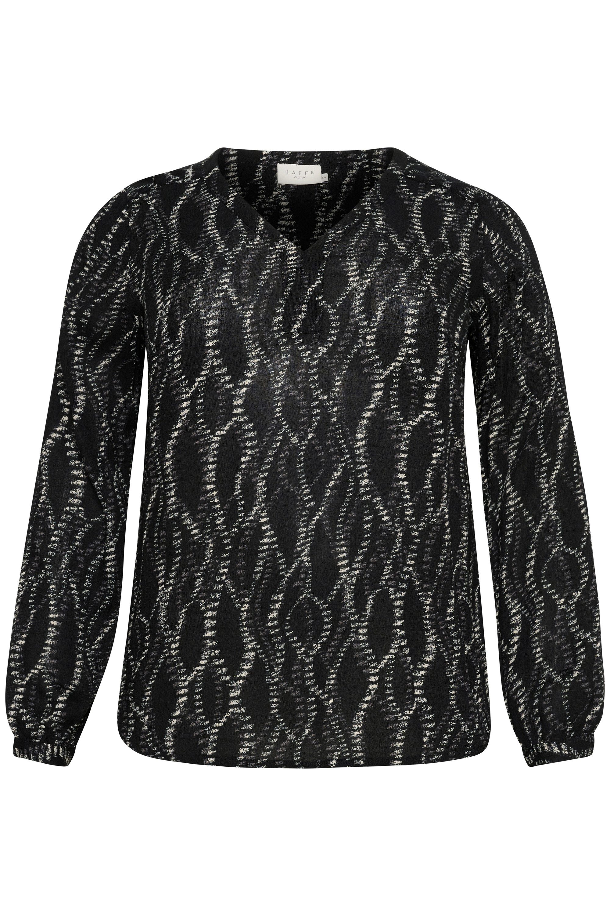 Langarmbluse Langarm-Bluse KCami