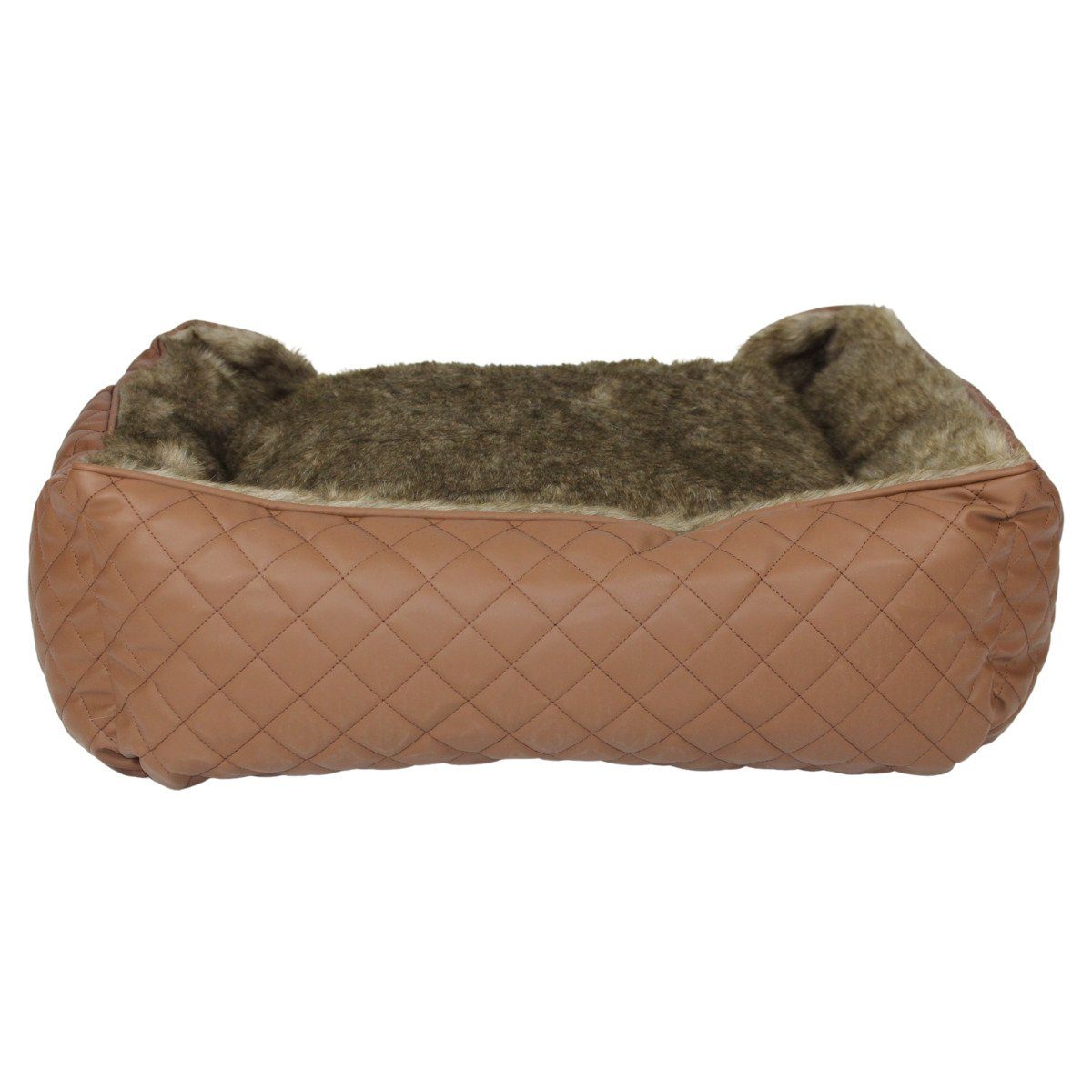 Pettimania Tierbett Hundebett eckig Leder mit günstig online kaufen