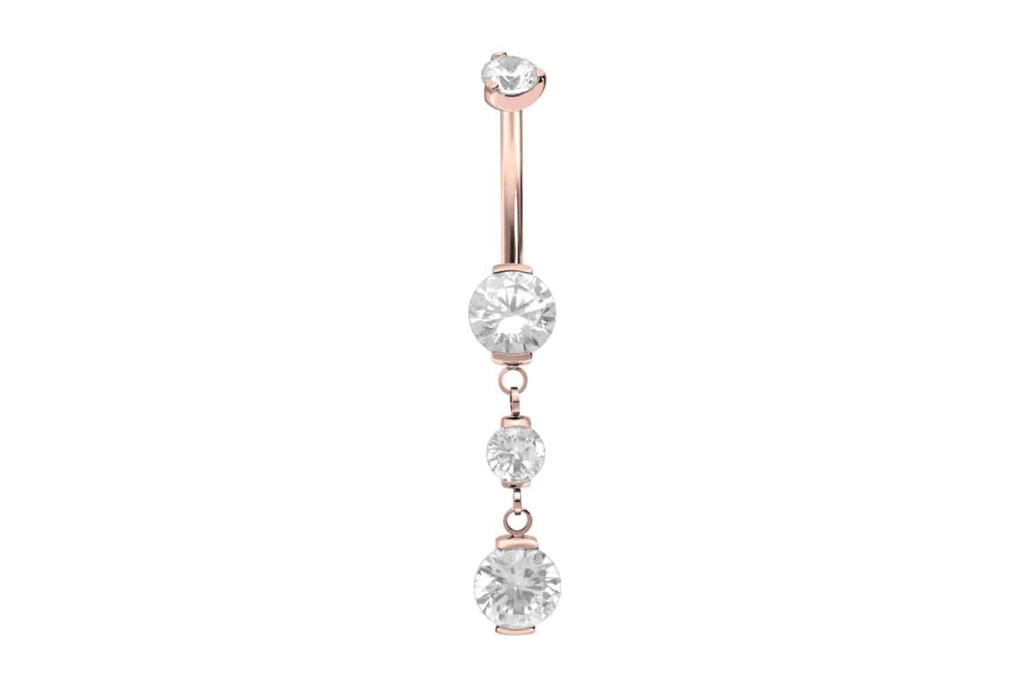 PIERCINGLINE Bauchnabelpiercing Titan Mini Bananabell mit günstig online kaufen