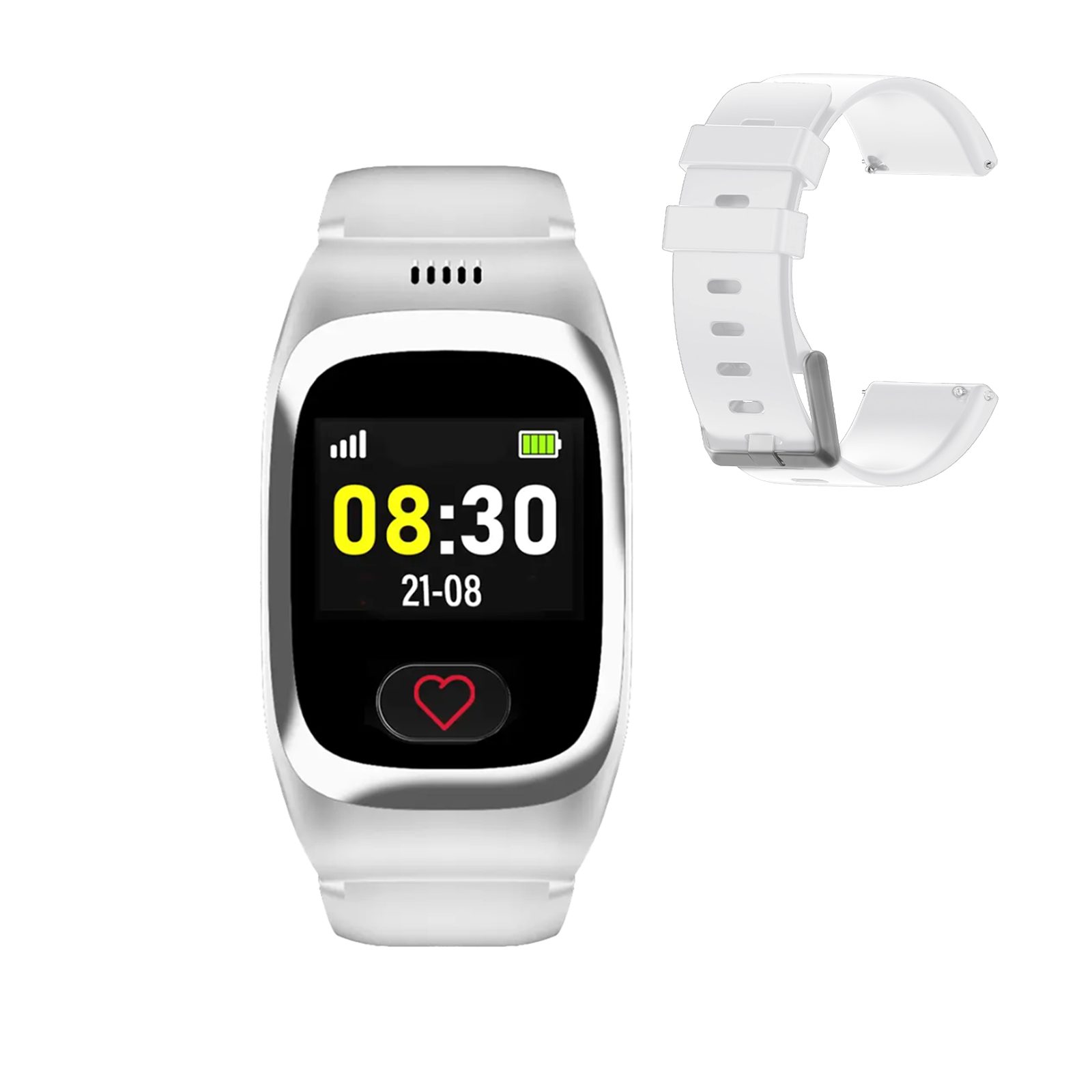 JAMES B8 Senioren Smartwatch Notrufuhr SOS & GPS Sturzerkennung Smartwatch