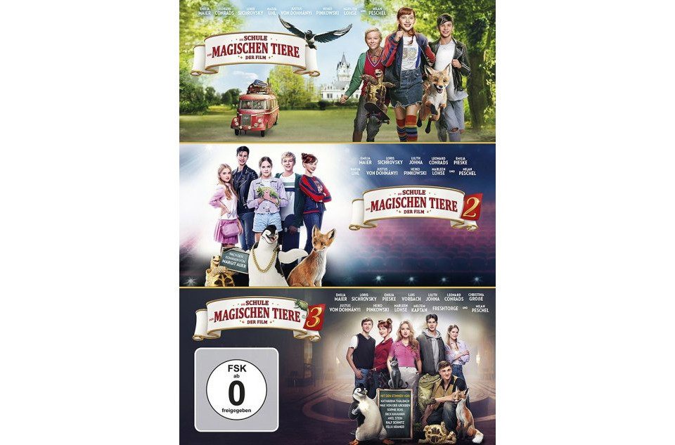 DVD Die Schule der magischen Tiere - Filme 1-3 (Speilfilm-Box)