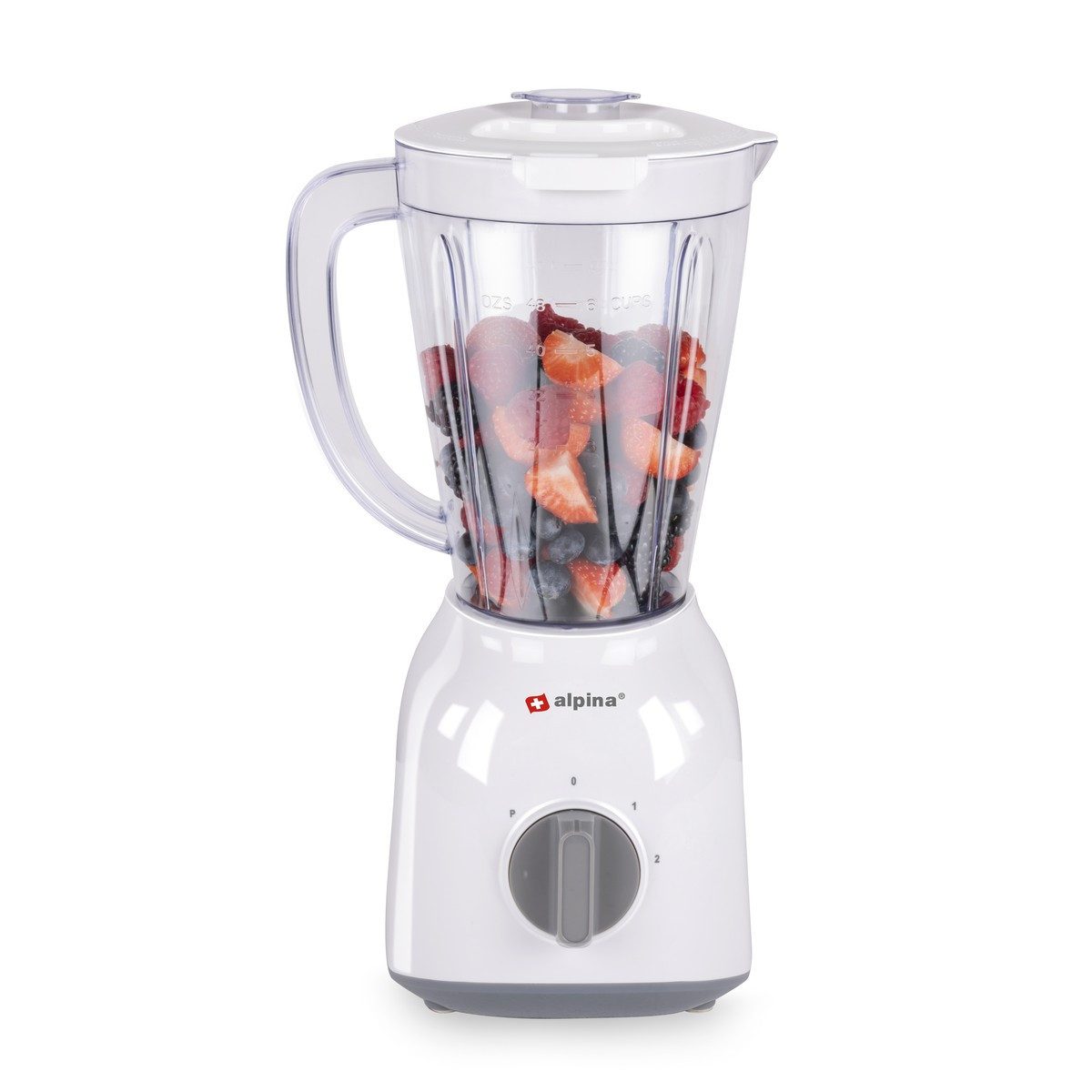 Alpina Standmixer alpina Blender 1,5L 400W Weiß