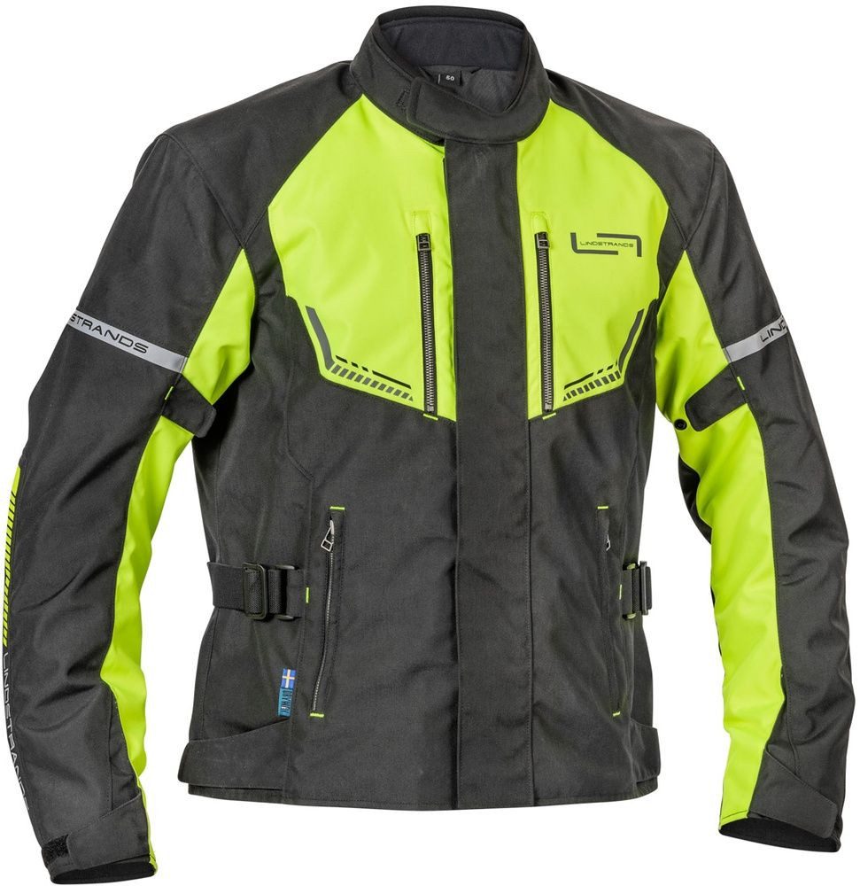 Motorradjacke Textile Jacket Lomsen Black/Hv Yellow