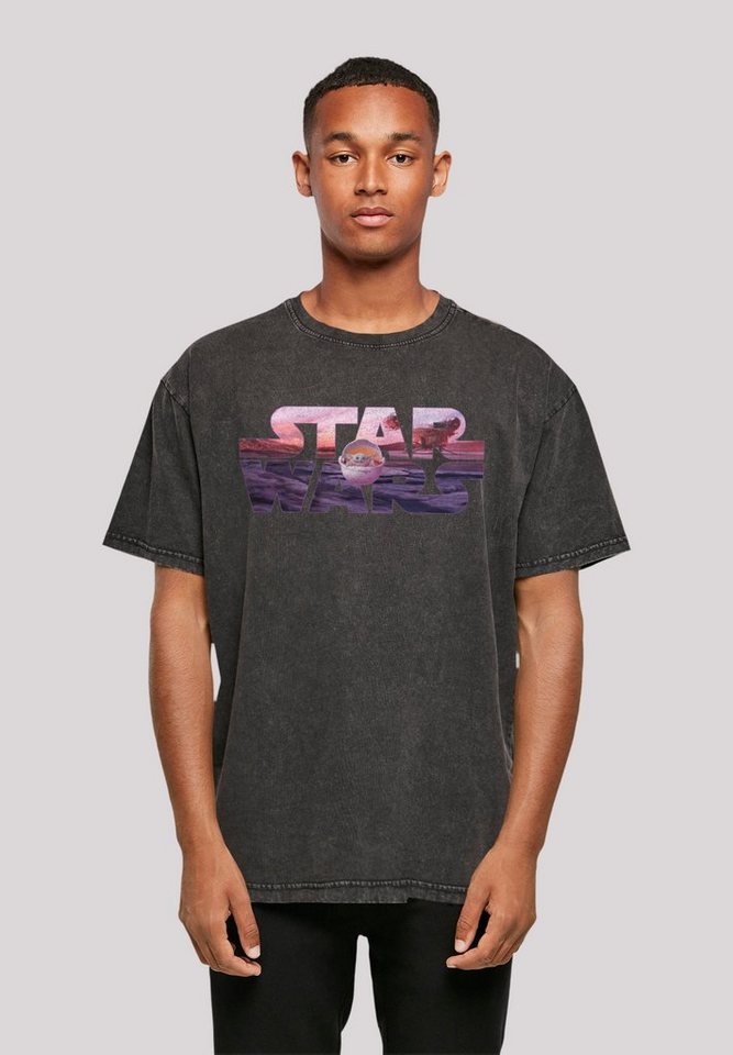 F4NT4STIC T-Shirt Star Wars The Mandalorian Child Ride The Sky Premium  Qualität, Lucasfilm Star Wars The Mandalorian Child