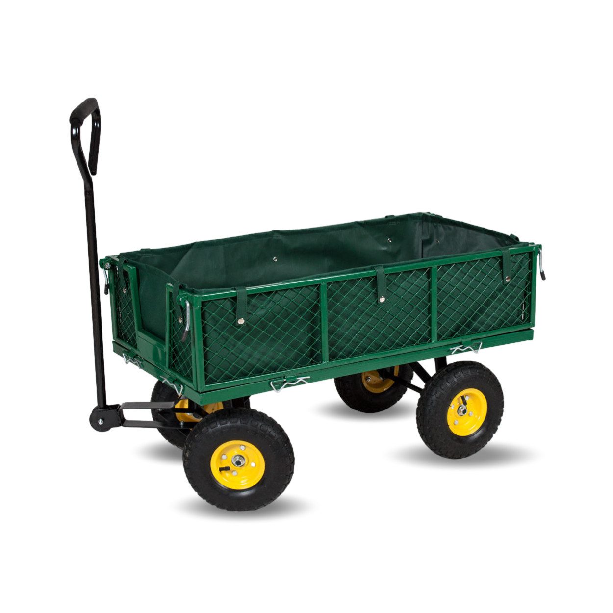 Frosal Transportwagen Phil - Gartenwagen & Transportkarre klappbar, grün