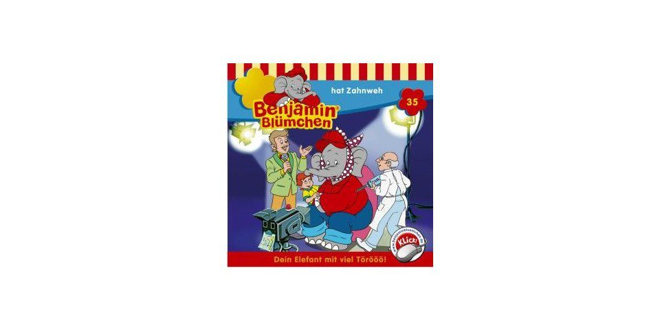 Hörspiel-CD Benjamin Blümchen 035 - hat Zahnweh
