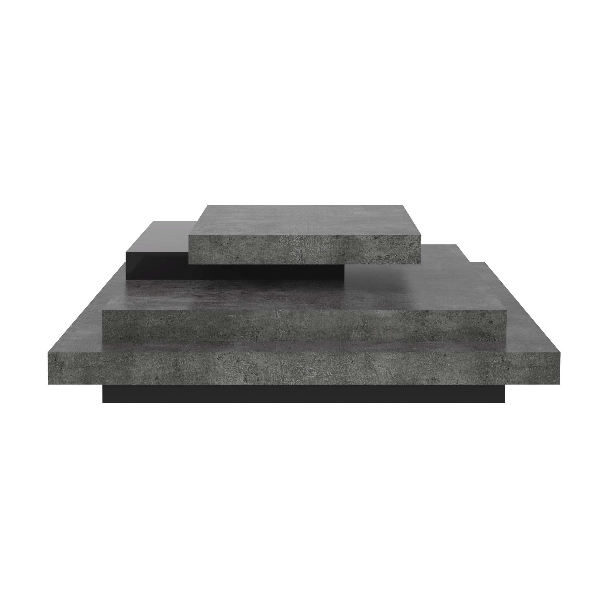 TemaHome Couchtisch Slate, moderner einzigartiger Sofatisch, Wohnzimmertisch, im modernem tollen Holzdesign, Breite 110 cm