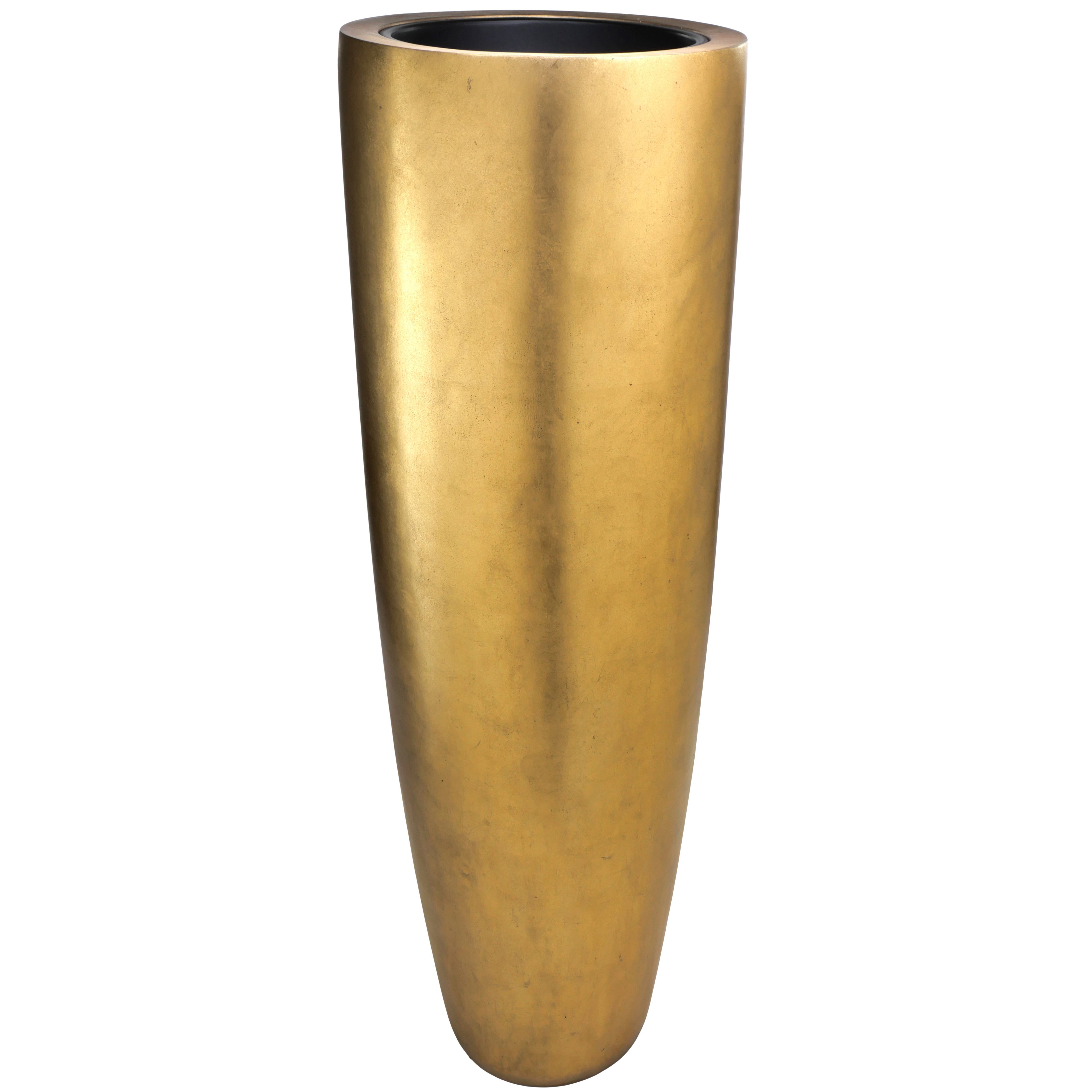Ophelia, Bodenvase - Gold Indoor cm - - Einsatz Höhe Flingora 185 Fiberglas mit -