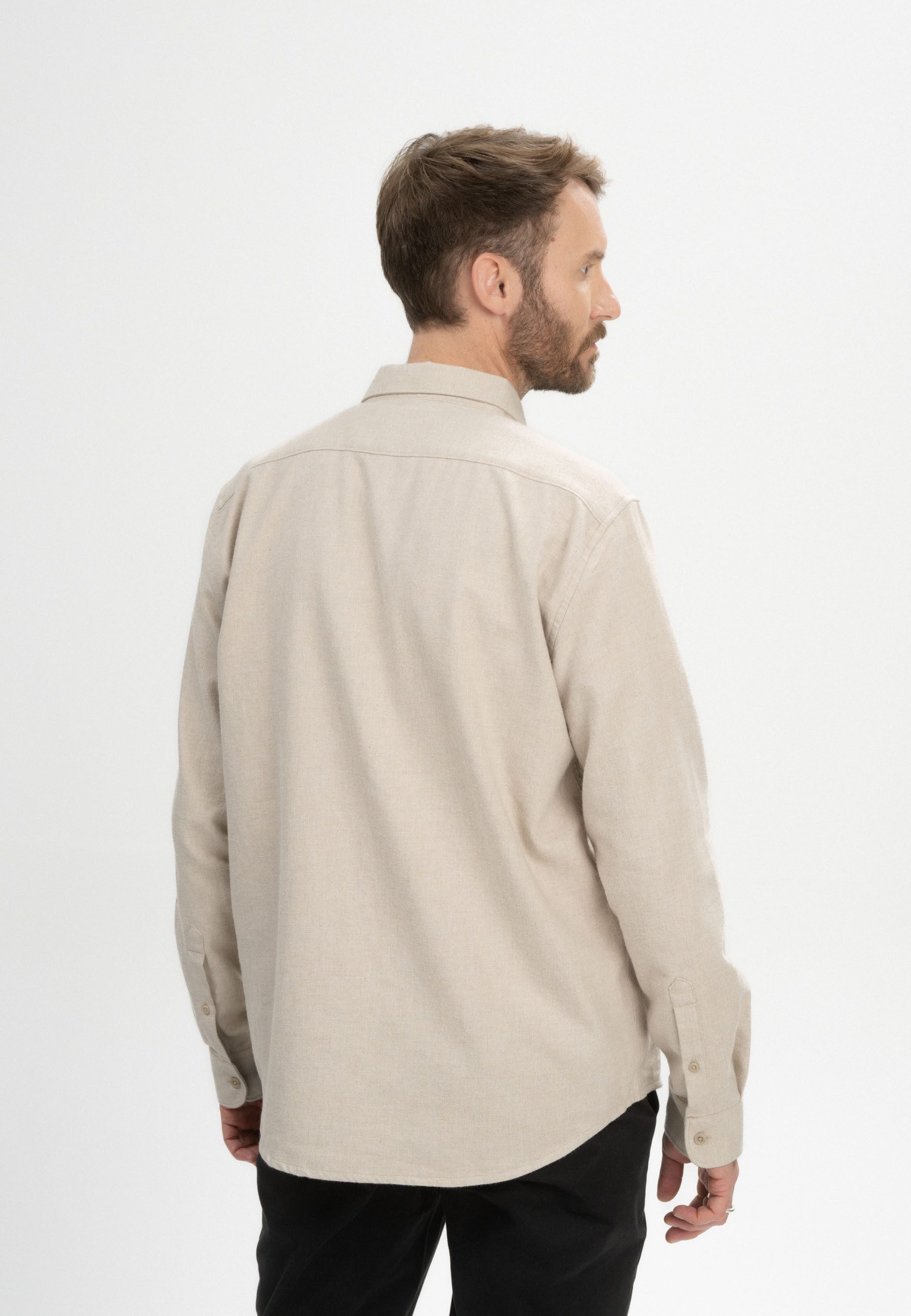 MELA Flanellhemd Flanell Shirt Style SAHEL Aufgesetzte Brusttasche