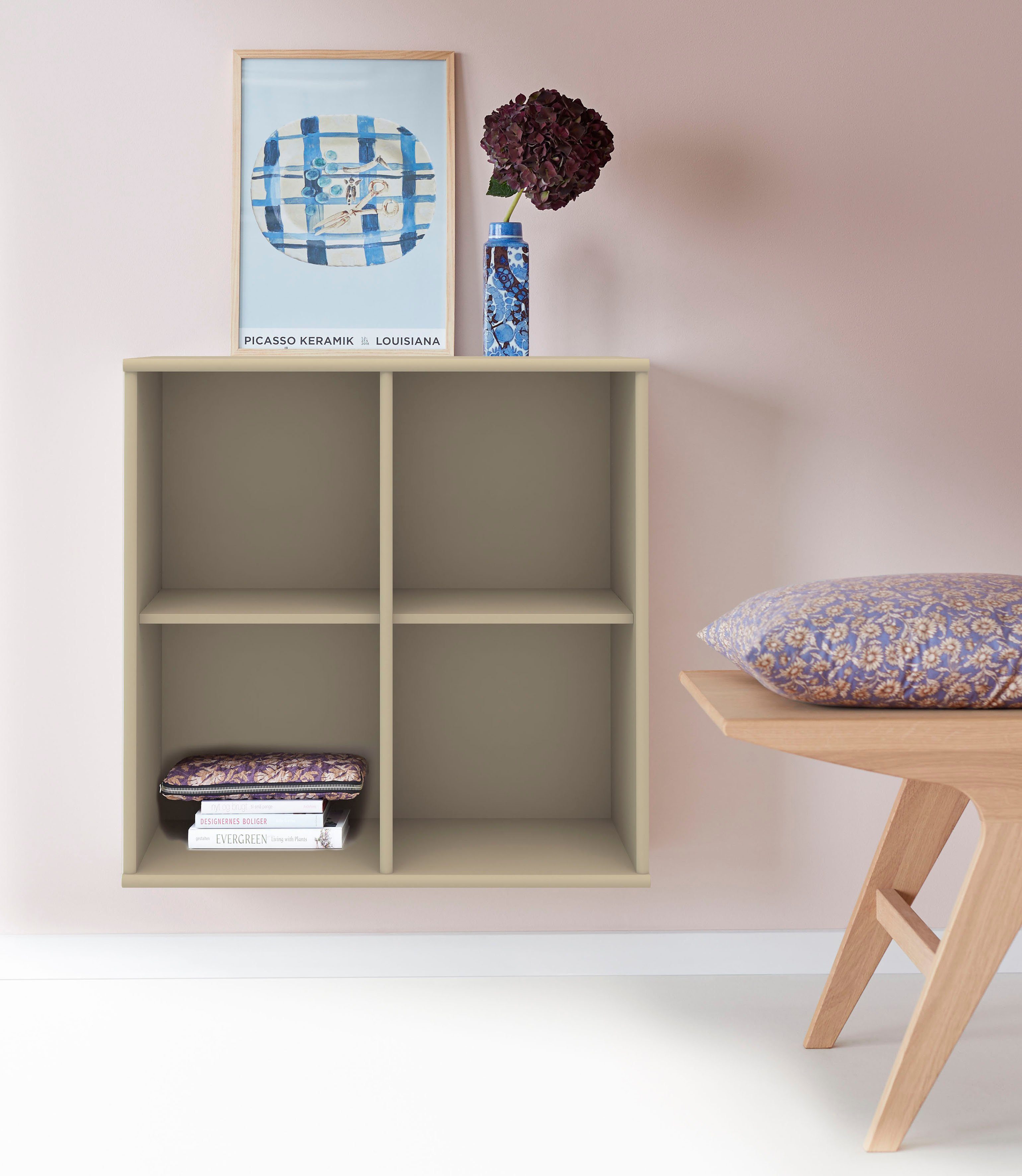 Hammel Furniture Regal »Mistral«, mit 2 festen Einlegeböden, Wandmontage/  stehend montierbar, Breite: 70 cm, flexible Möbelserie in dänischer  Handwerkskunst online kaufen | OTTO