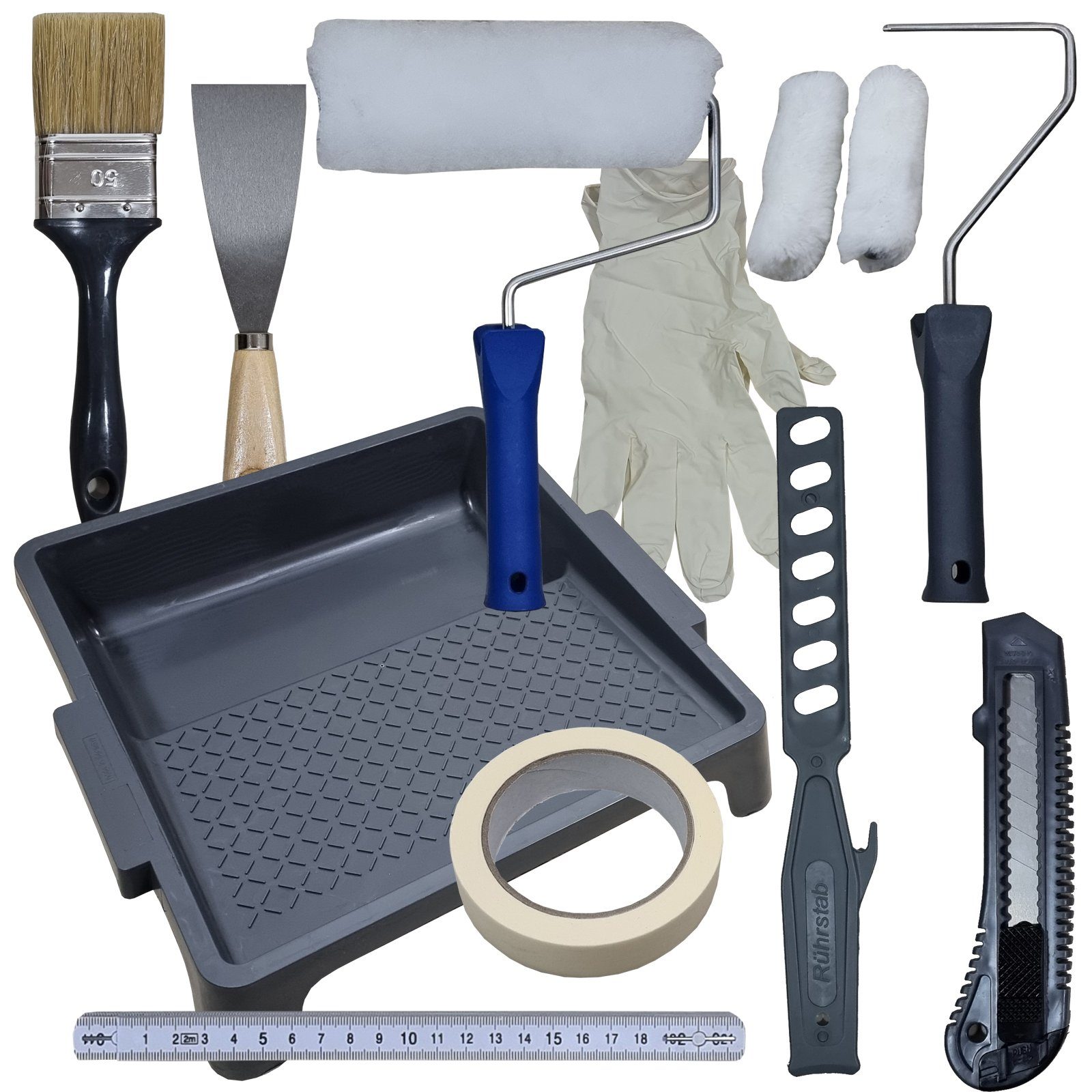 NYVI Malerset Maler Set Advance DIY - 15-teiliges Lackierset, (Set, 15-tlg. günstig online kaufen